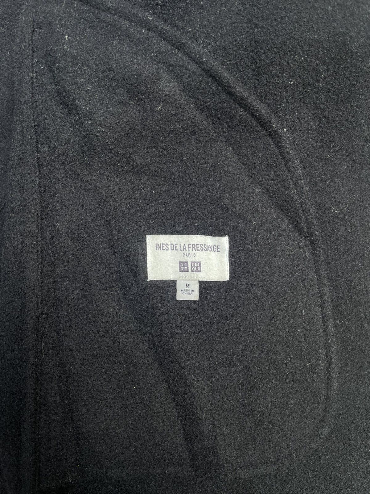 Uniqlo INES DE LA FRESSANGE x Uniqlo Navy Belted Coat Size US M / EU 48-50 / 2 - 4 Thumbnail