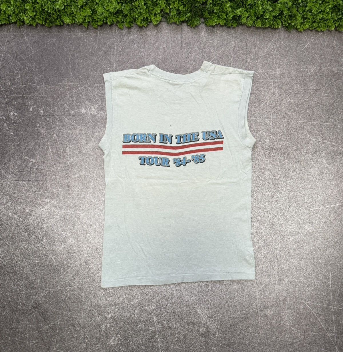 Band Tees Vintage 1984 Bruce Springsteen (Bob Dylan Rolling Stones) Size US M / EU 48-50 / 2 - 2 Thumbnail