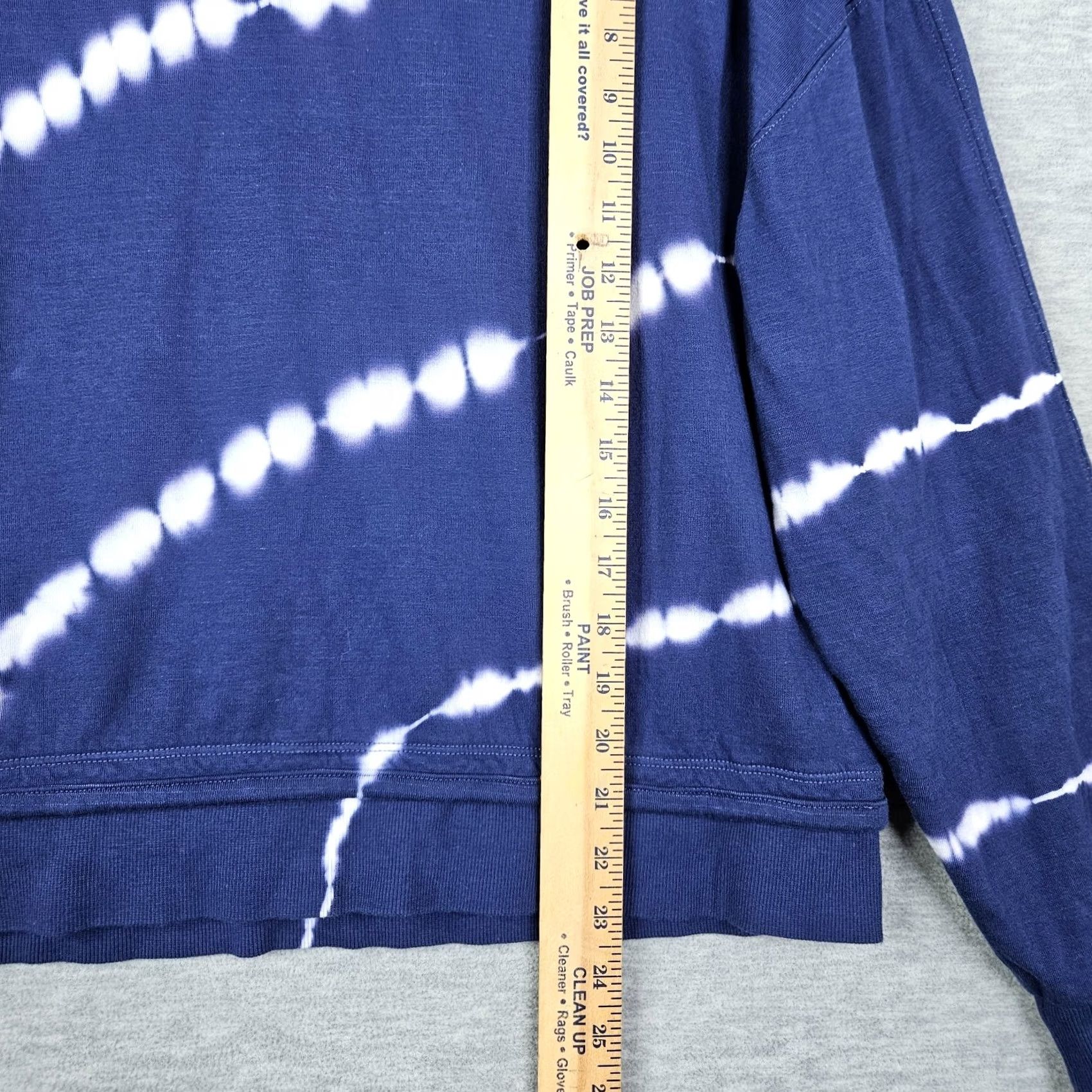 Athleta Athleta Sweatshirt Women S Blue Tie Dye Crew Neck Pullover Fleece Logo All Seasons Size S Size S / US 4 / IT 40 - 7 Thumbnail