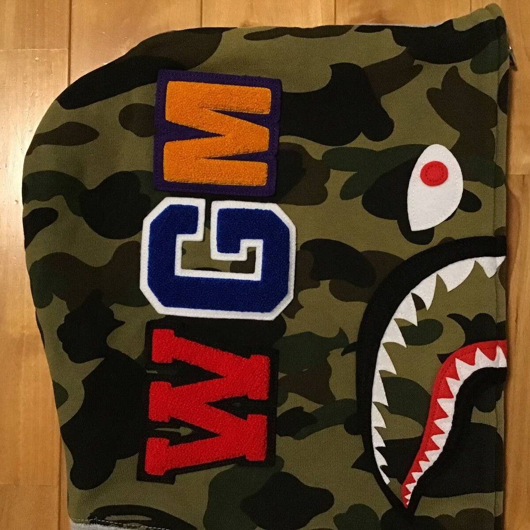 Bape BAPE CAMO Crazy Face Tiger Shark Full Zip Hoodie APE Size US L / EU 52-54 / 3 - 4 Thumbnail