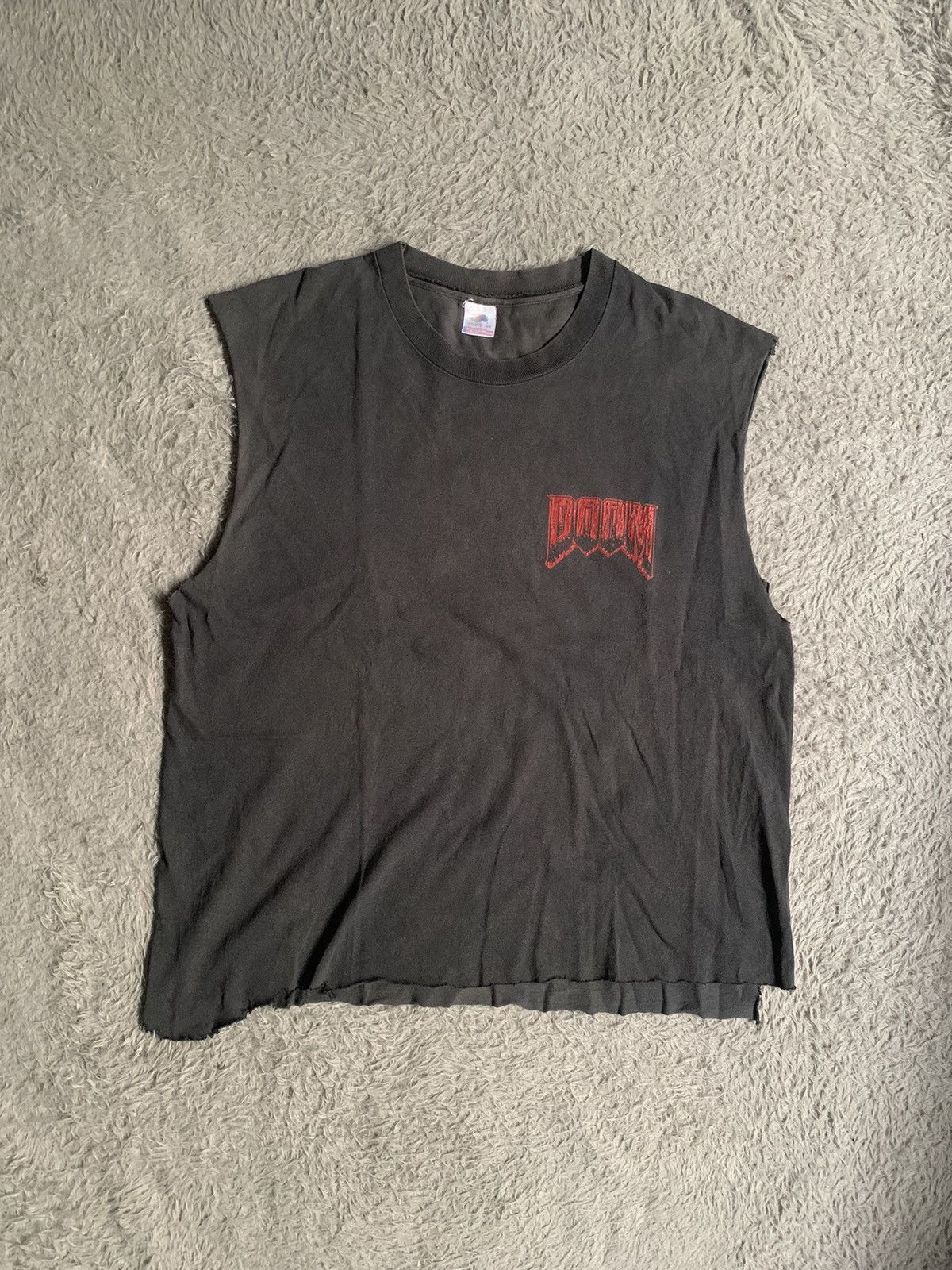 4GSELLER Vintage 90’s Thrashed Doom Video Game Promo Tee Erd Grunge Size US XL / EU 56 / 4 - 1 Thumbnail