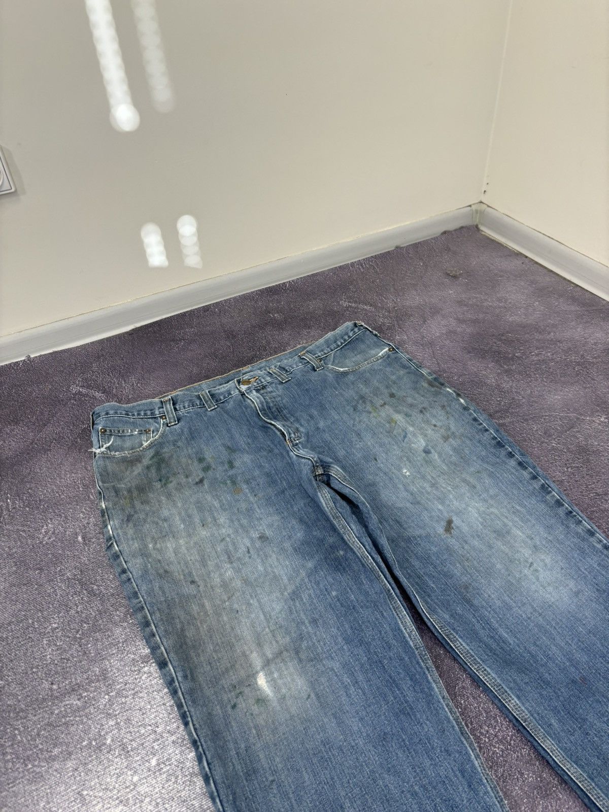 Carhartt Vintage Carhartt Y2K Work USA Hype Denim Baggy Jeans Size US 44 / EU 60 - 11 Thumbnail