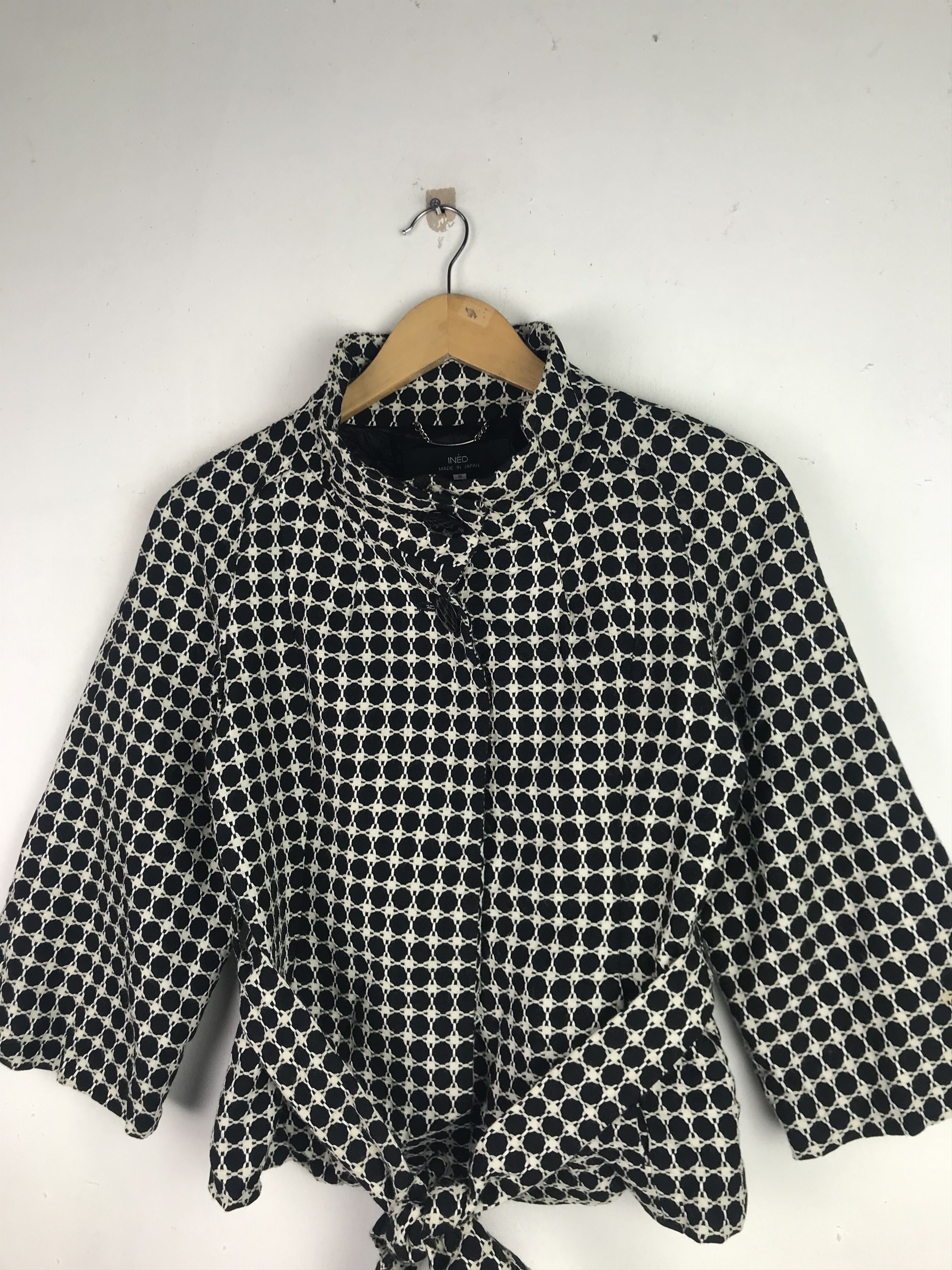 Japanese Brand × Vintage × Yohji Yamamoto Vintage Ined Yohjiyamamoto Rare Design Crop Jacket Size S / US 4 / IT 40 - 5 Thumbnail