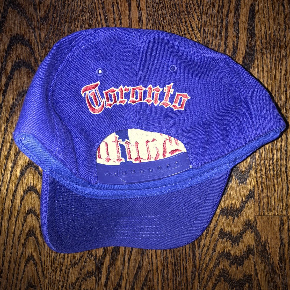 Otto Vintage Toronto Raptors Old English Snapback Hat Size ONE SIZE - 3 Thumbnail