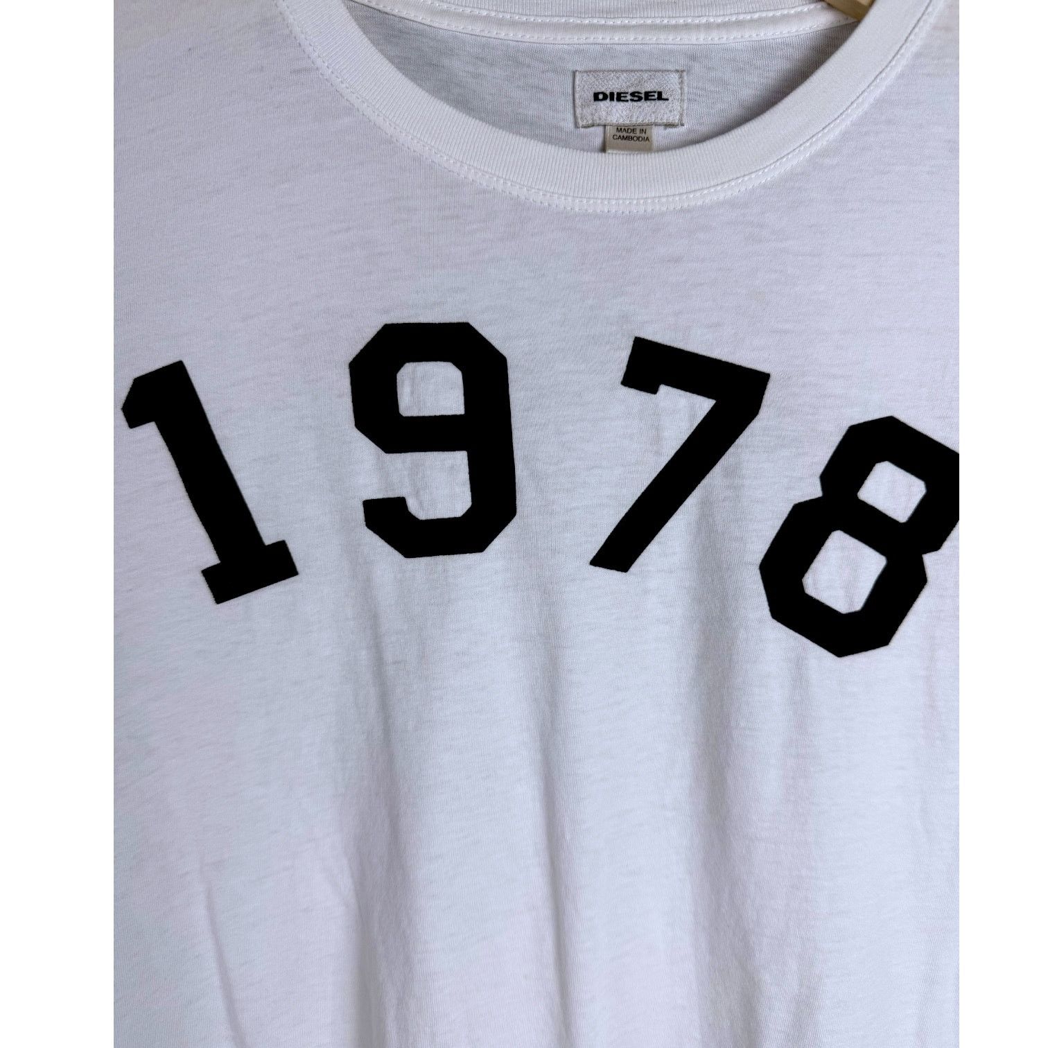 Diesel Men's Diesel T Bakin 1978 Print Cotton White T-Shirt- Size S Size US S / EU 44-46 / 1 - 3 Thumbnail