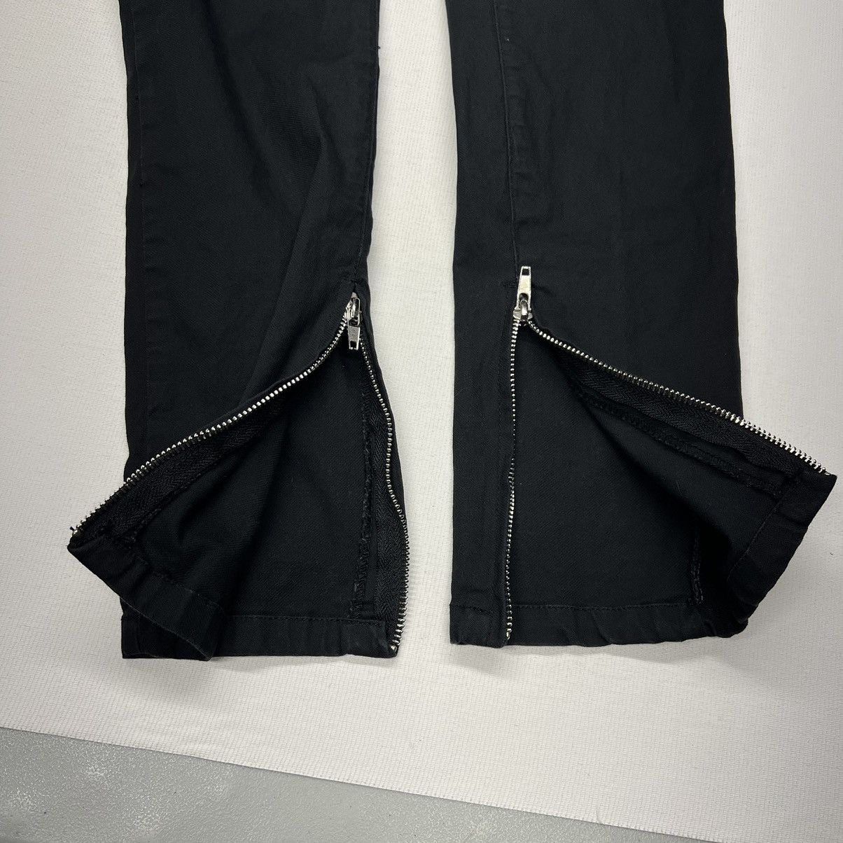 Pacsun Pacsun Pants Black Skinny Stacked Drawstring Ankle Zipper Size US 32 / EU 48 - 4 Thumbnail