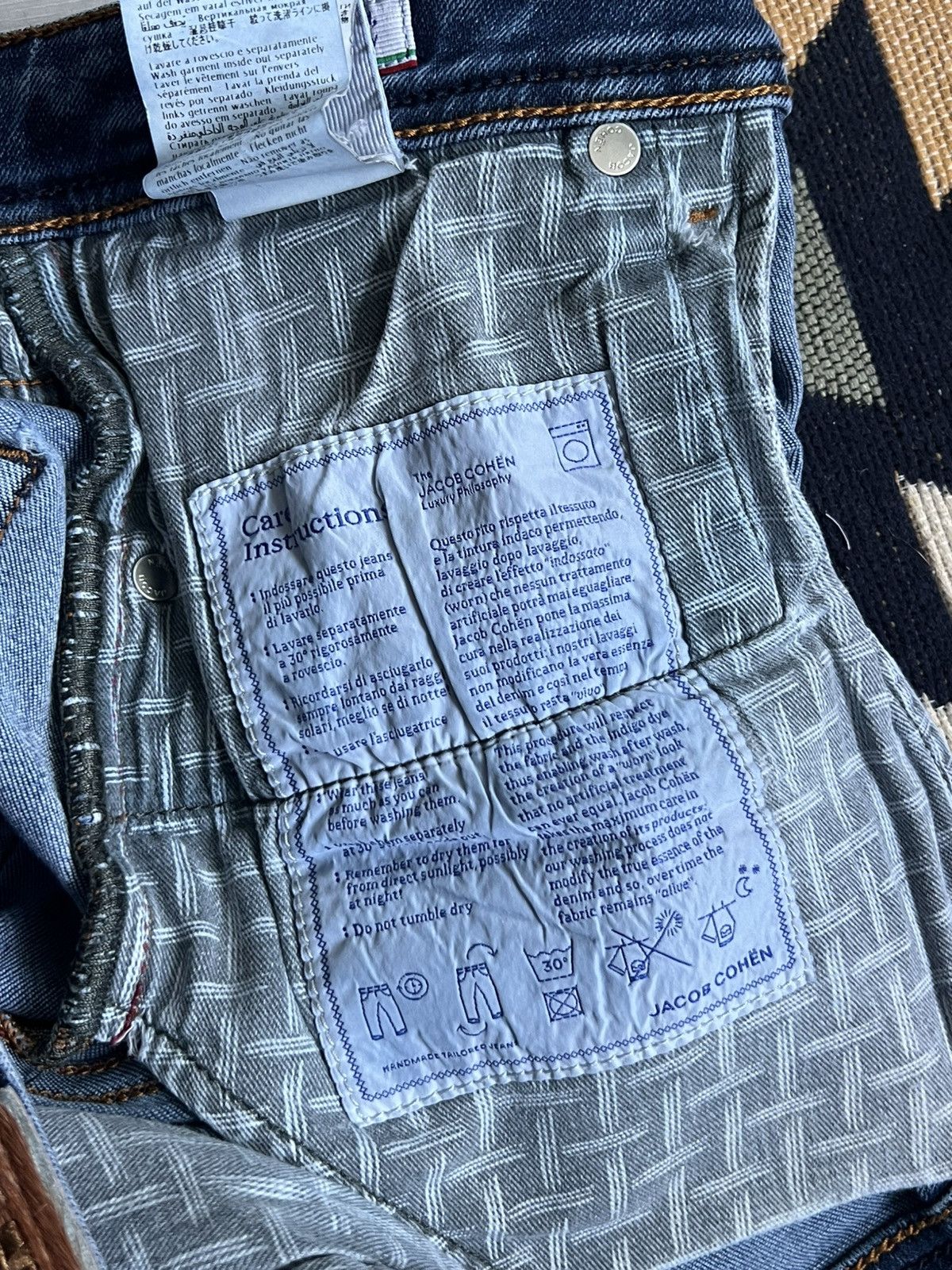 Jacob Cohen Jacob Cohen Rare Exclusive Handmade Denim Jeans Size US 31 - 13 Thumbnail