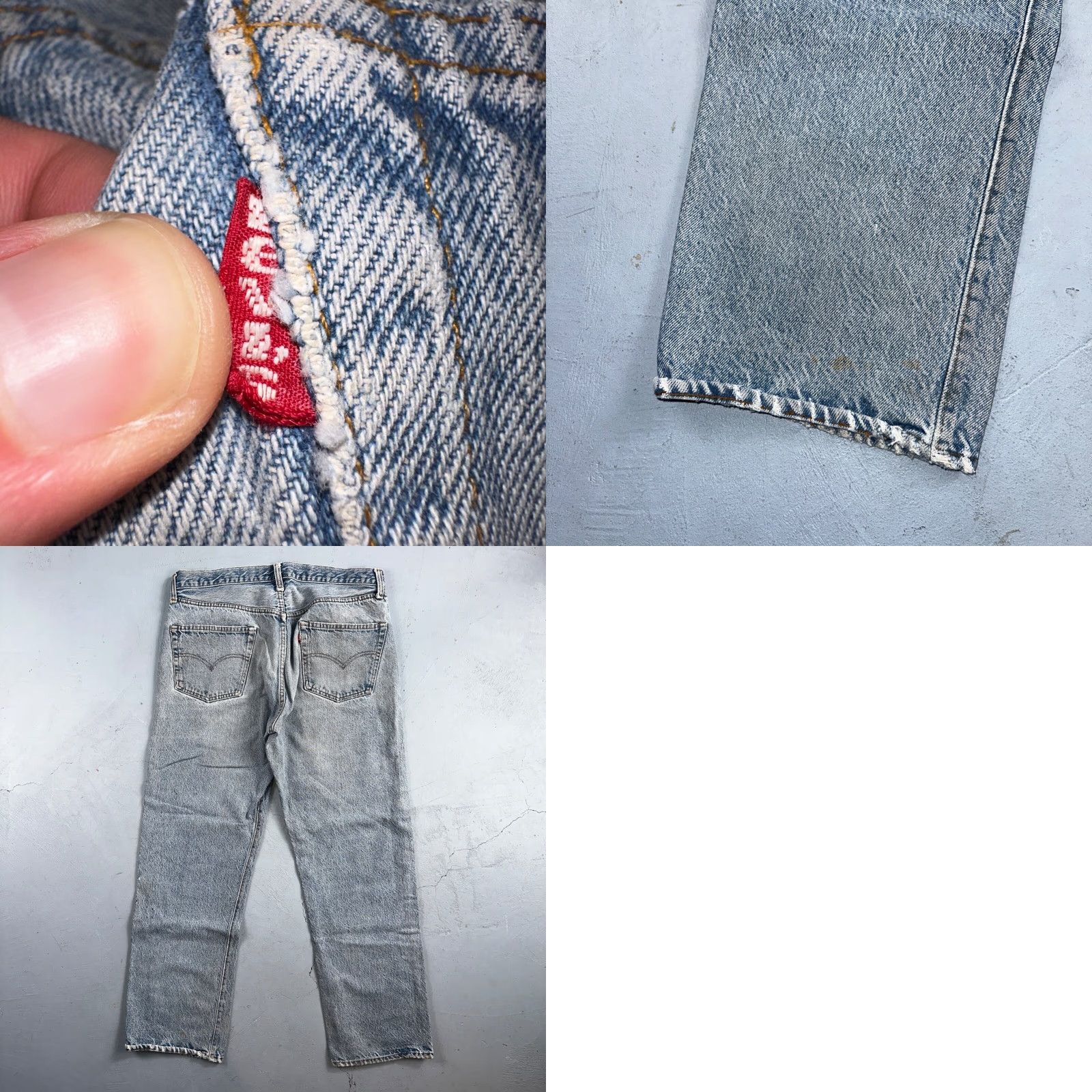 Levi's Levi's 501 Jeans Vintage 80s USA Light Blue 38x33 Regular Mens Straight Denim Cotton Jeans 90s Theme Comfort Button Closure Size 38 Blue Size US 38 / EU 54 - 10 Thumbnail