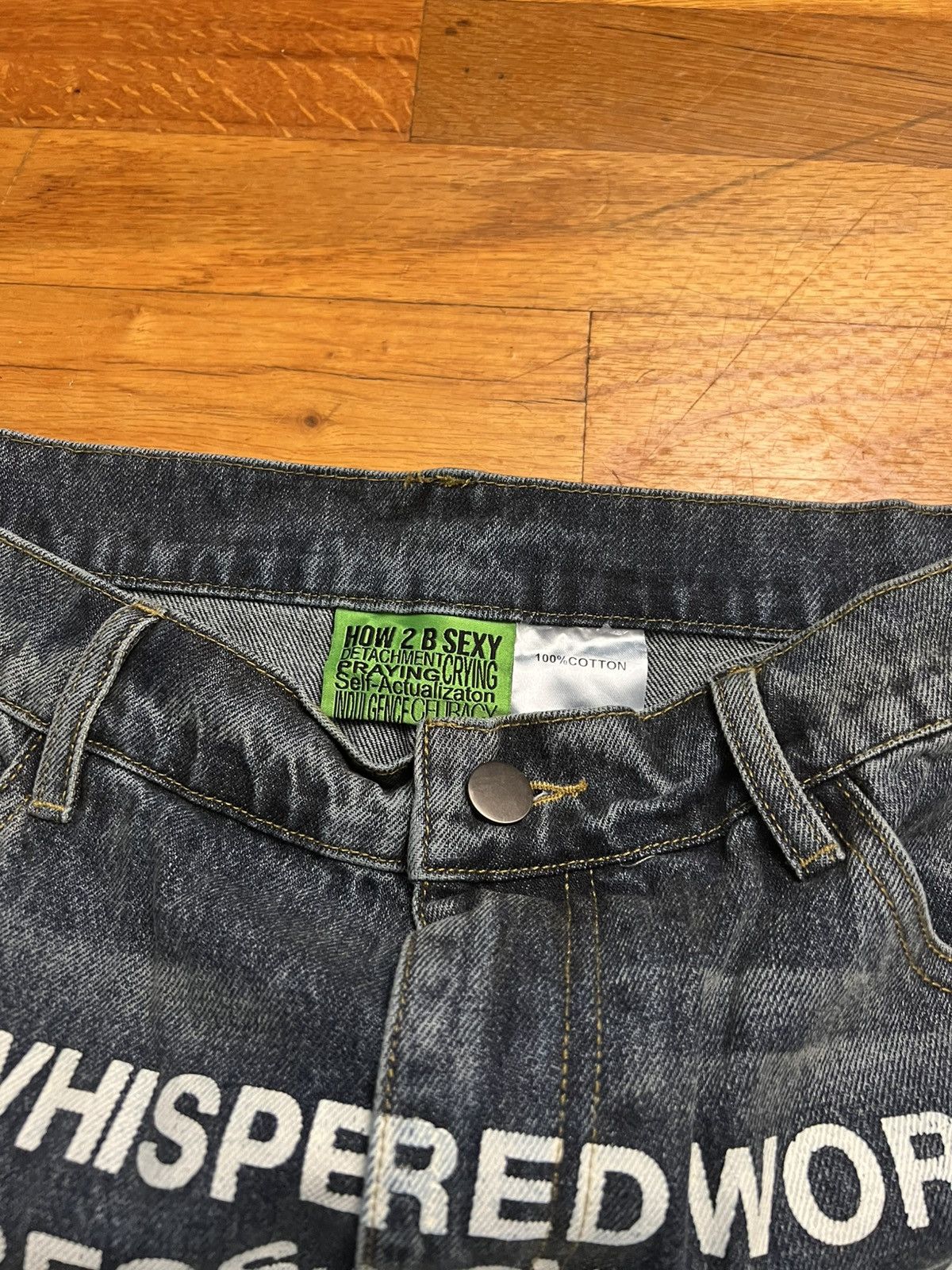 Other IHateStars “Poem” Jeans Blue - Size 30-32 - Used Once Size US 30 / EU 46 - 3 Thumbnail