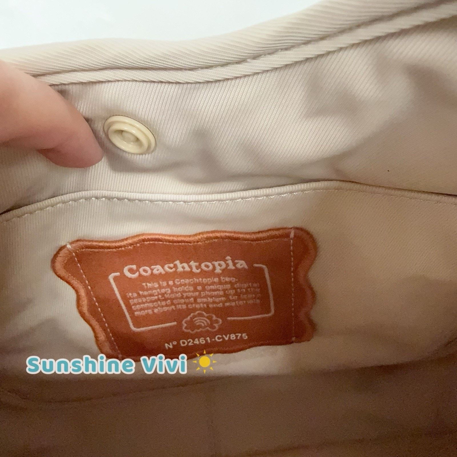 Coach NWT Coach CV875 Coachtopia Loop Ergo Bag Cloud Quilting Size ONE SIZE - 6 Thumbnail