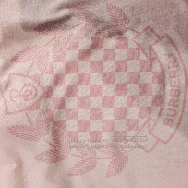 Burberry Burberry Pink Cotton Women's T-Shirt. Size XS / US 0-2 / IT 36-38 - 3 Thumbnail
