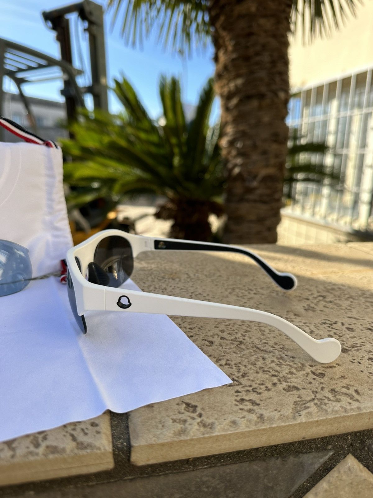 Moncler NEW Moncler Sunglasses Quattromila ML 0050 White Size ONE SIZE - 15 Thumbnail