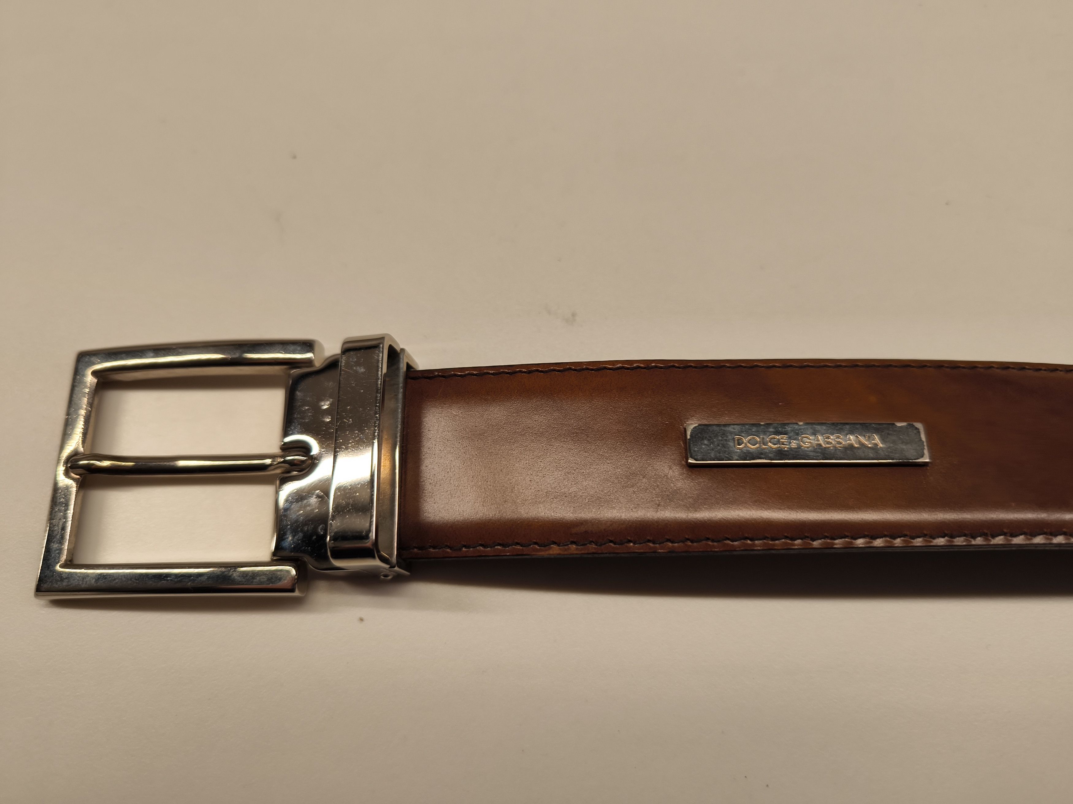 Dolce & Gabbana Dolce&Gabbana leather belt 95 cm Size ONE SIZE - 2 Thumbnail