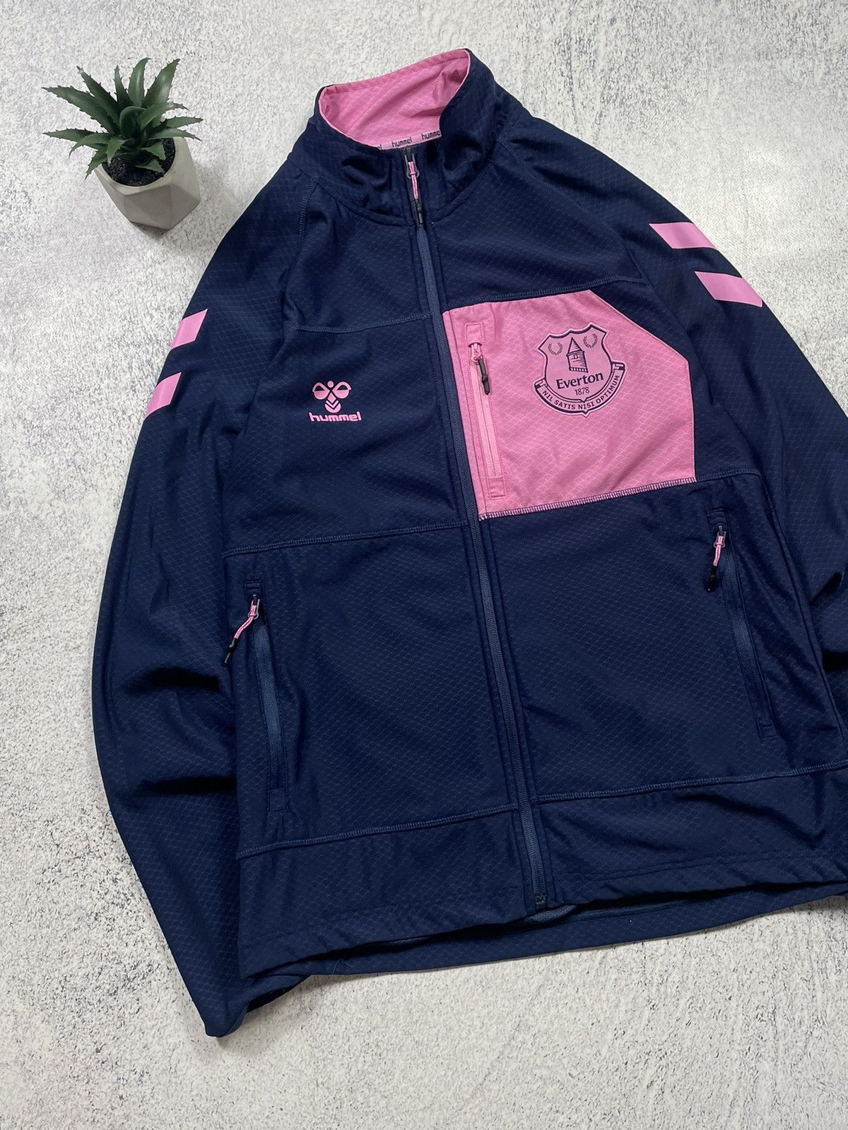 Hummel Hummel Everton Blockcore Track Top Jacket Size US M / EU 48-50 / 2 - 3 Thumbnail
