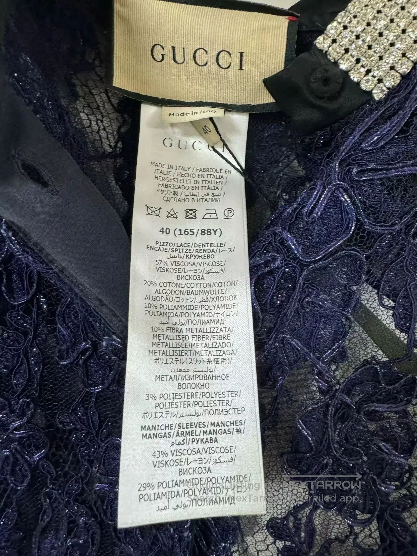 Gucci Gucci Runway Crystal Jacket. Size S / US 4 / IT 40 - 4 Thumbnail