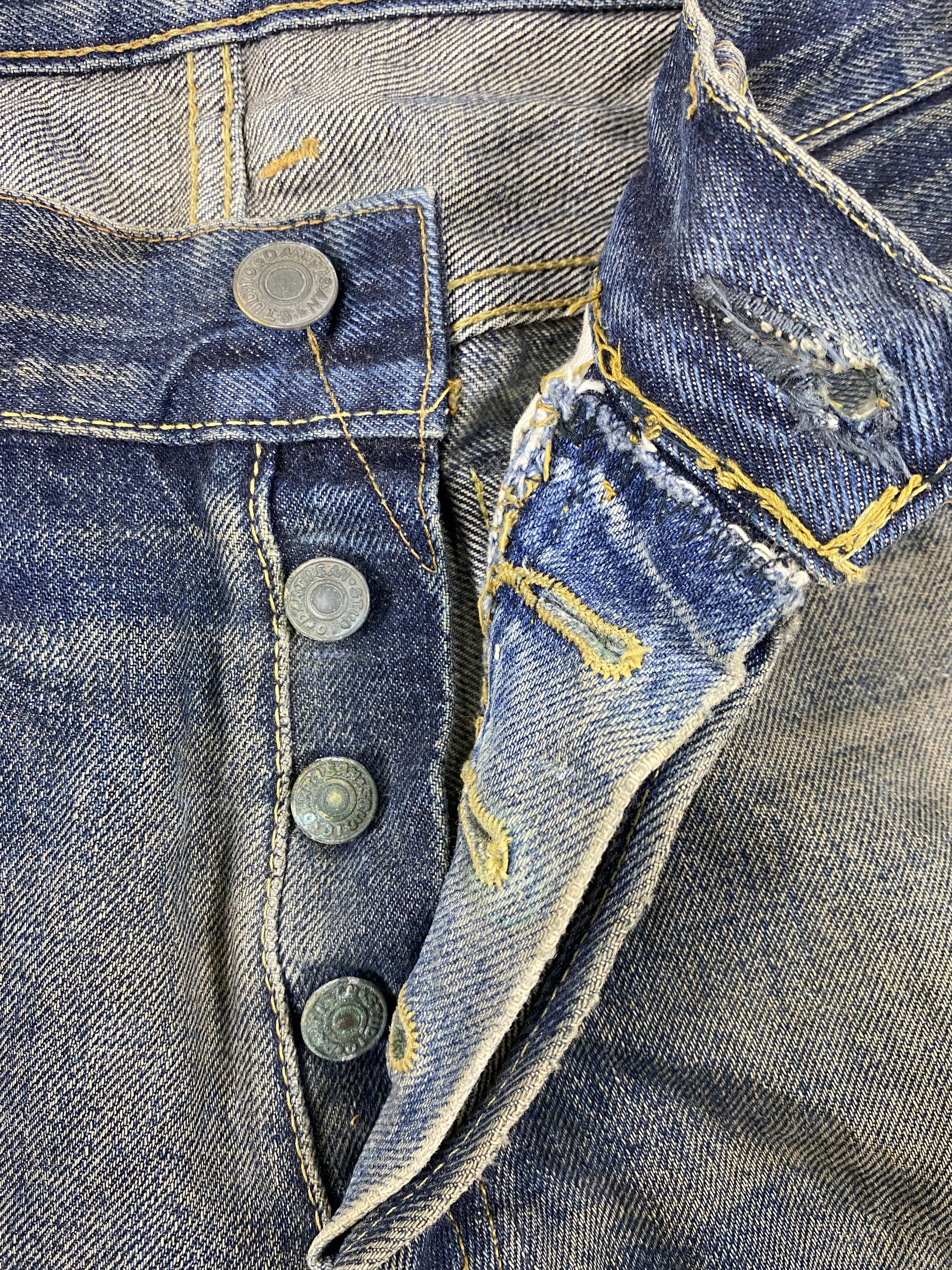 If Six Was Nine Vintage Redline Studio D'Artisan Jeans 31x27 Denim- JN3927 Size US 31 - 5 Thumbnail
