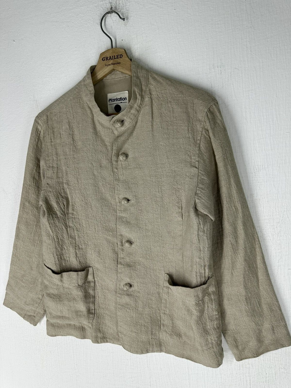 Issey Miyake Vintage Plantation Collar Rover Jacket Size US S / EU 44-46 / 1 - 2 Thumbnail