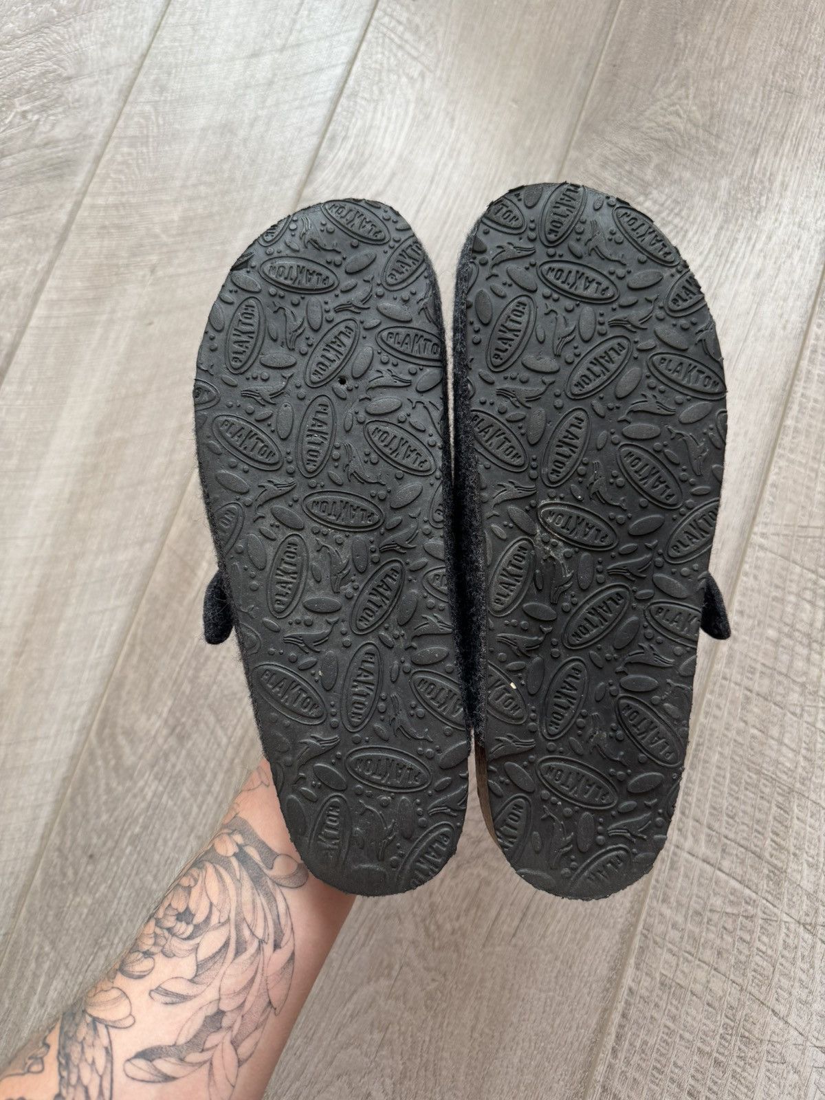 Vintage Plakton Wool Closed Slippers Made In Spain Size EU 45 Size US 11 / EU 44 - 4 Thumbnail