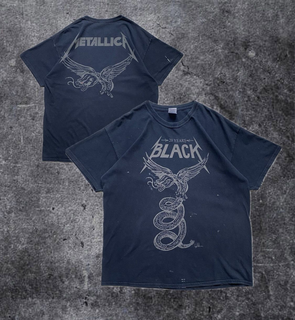 Metallica Vintage Faded Metallica band tee rock heavymetall punk Size US XL / EU 56 / 4 - 1 Thumbnail
