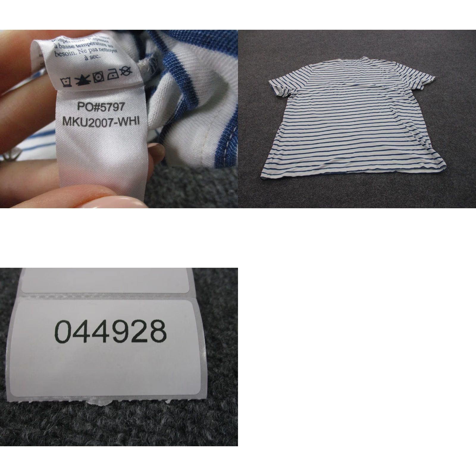 Faherty Faherty T Shirt Mens 2XL Striped Sport Preppy Beach Stretch Casual Lightweight Shirt Mens 2XL Multicolor Cotton Knit Logo Breathable Size US XXL / EU 58 / 5 - 8 Thumbnail