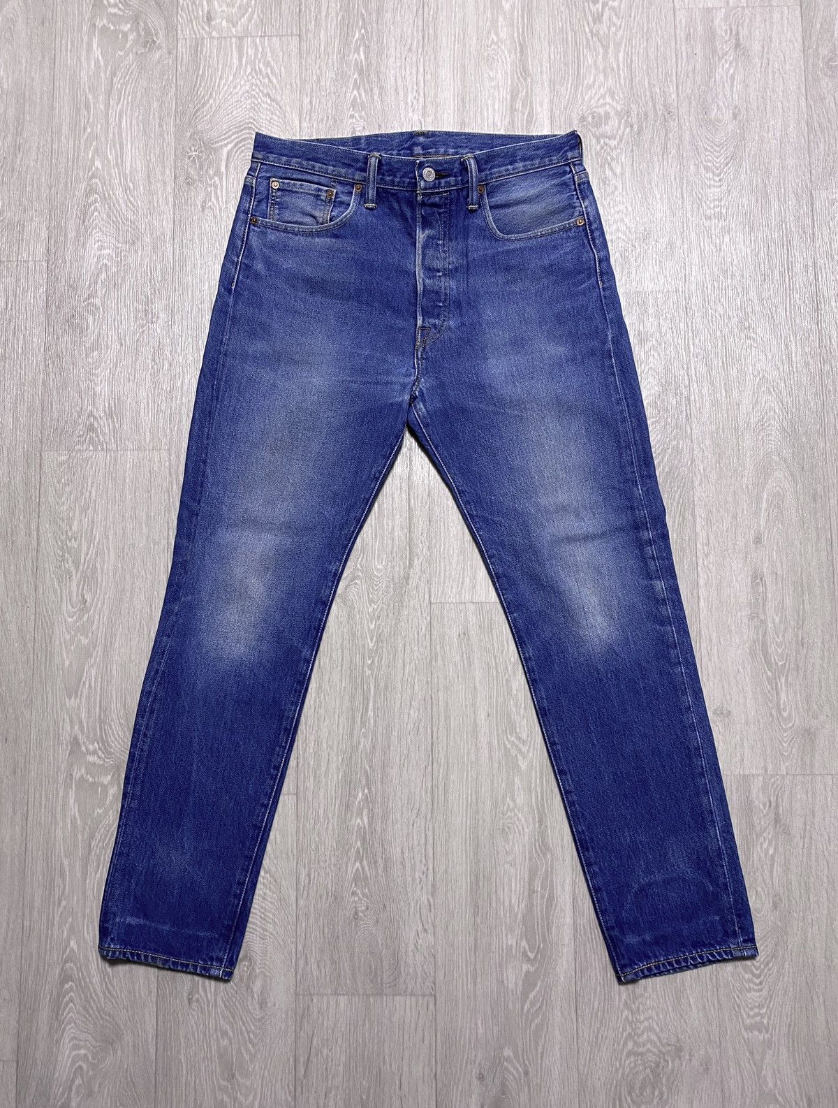 Levi's Vintage Clothing Levi’s 501 CT Customized Tapered Washed Heritage Denim Jeans Size US 33 - 2 Thumbnail