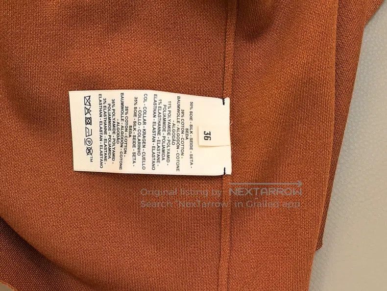 Hermes Hermes Orange Short-Sleeve Knit Top Size XS / US 0-2 / IT 36-38 - 4 Thumbnail