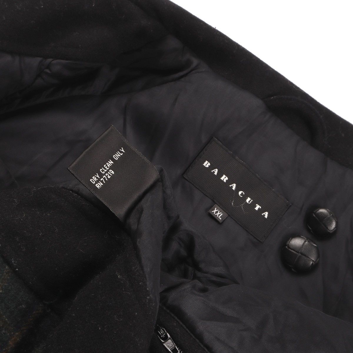 Baracuta Men’s BARACUTA Coat Wool Full Zip Jacket Black Size: XXL Size US XXL / EU 58 / 5 - 21 Thumbnail