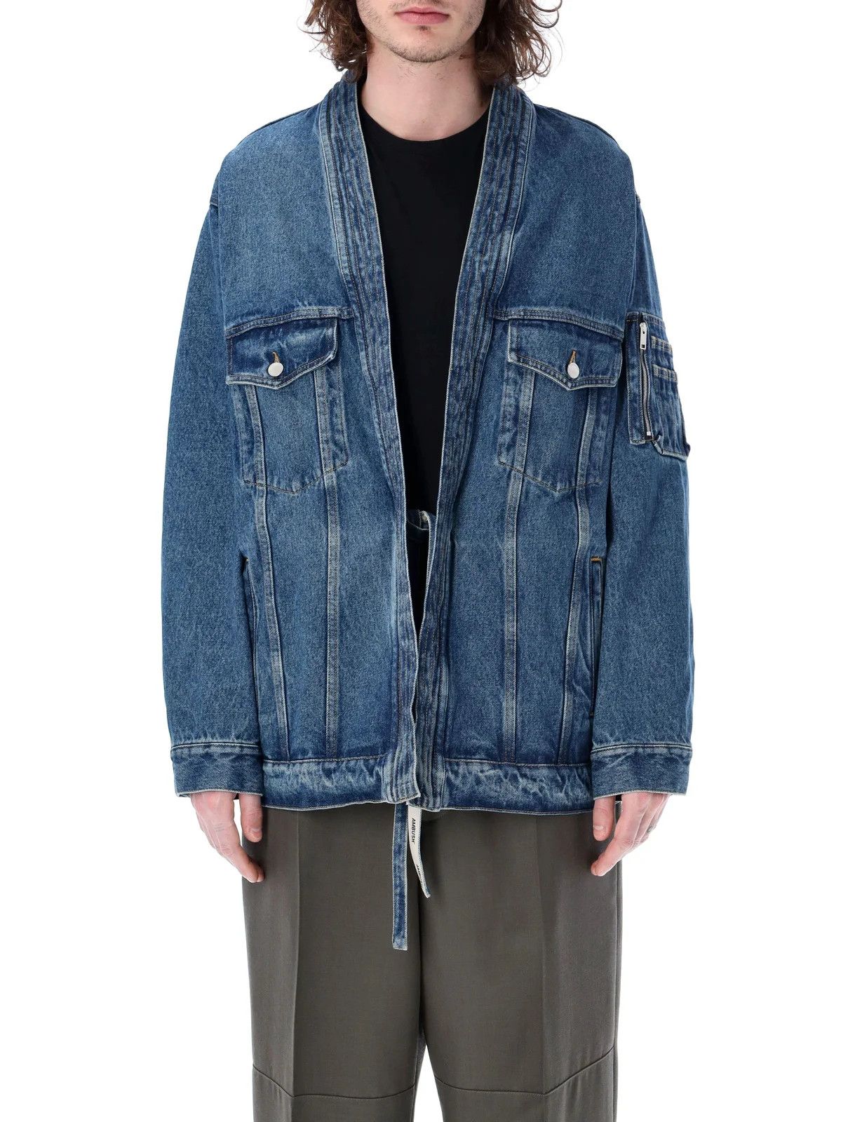 Ambush Design AMBUSH Denim Kimono Jacket Size US S / EU 44-46 / 1 - 15 Thumbnail