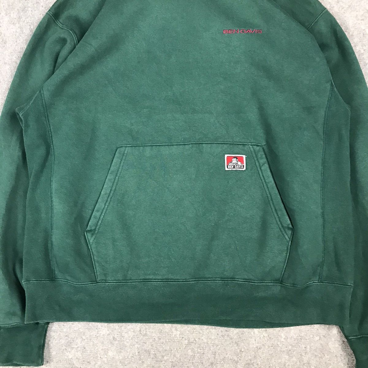 Ben Davis × Japanese Brand BEN DEVIS GREEN HOODIES JACKET SMALL LOGO Size US L / EU 52-54 / 3 - 3 Thumbnail