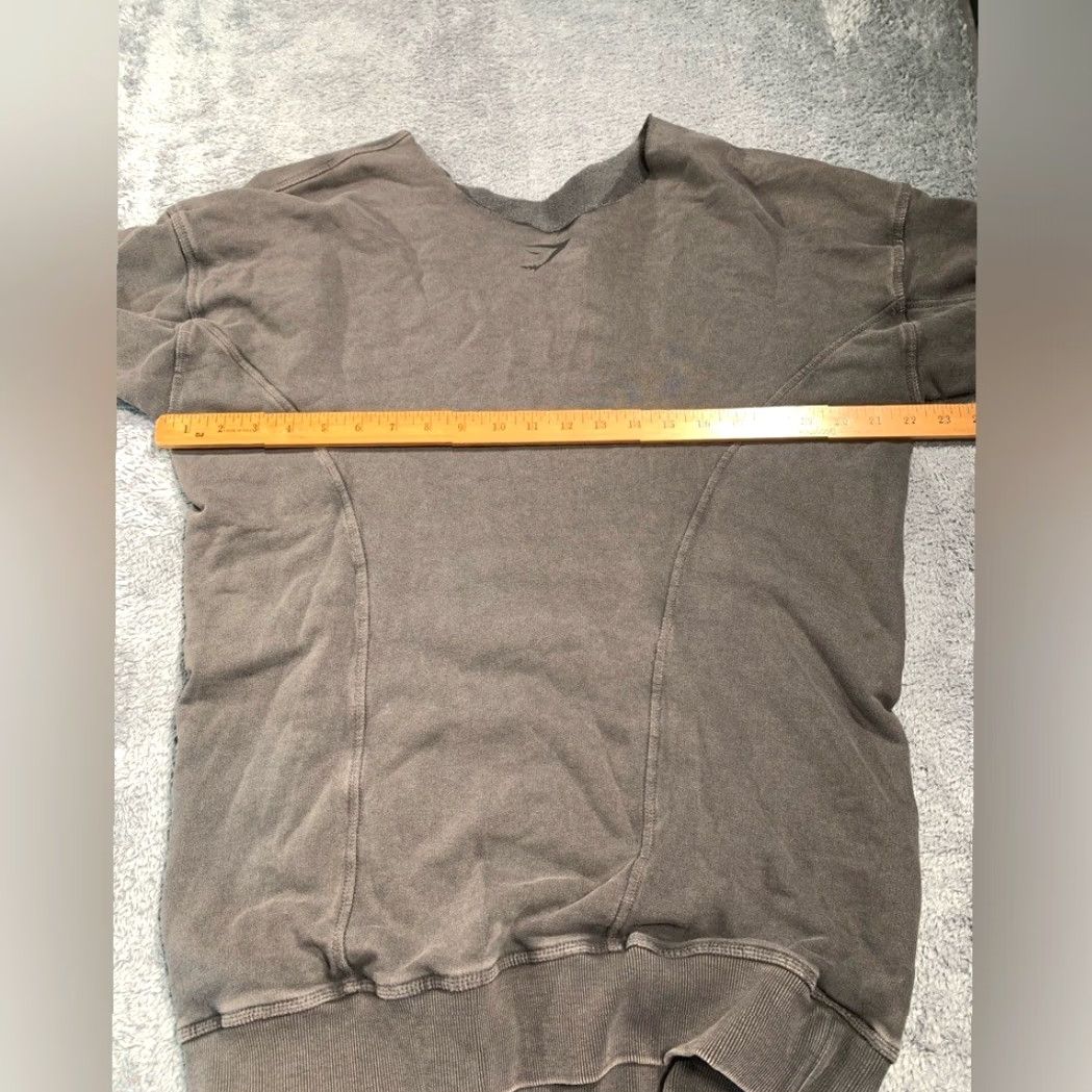 Gymshark Gymshark Sweatshirt Hoodie Mens Pullover Gray S Heritage Washed Small Sweatshirt Adult Regular Size Cut Neck Size US S / EU 44-46 / 1 - 5 Thumbnail