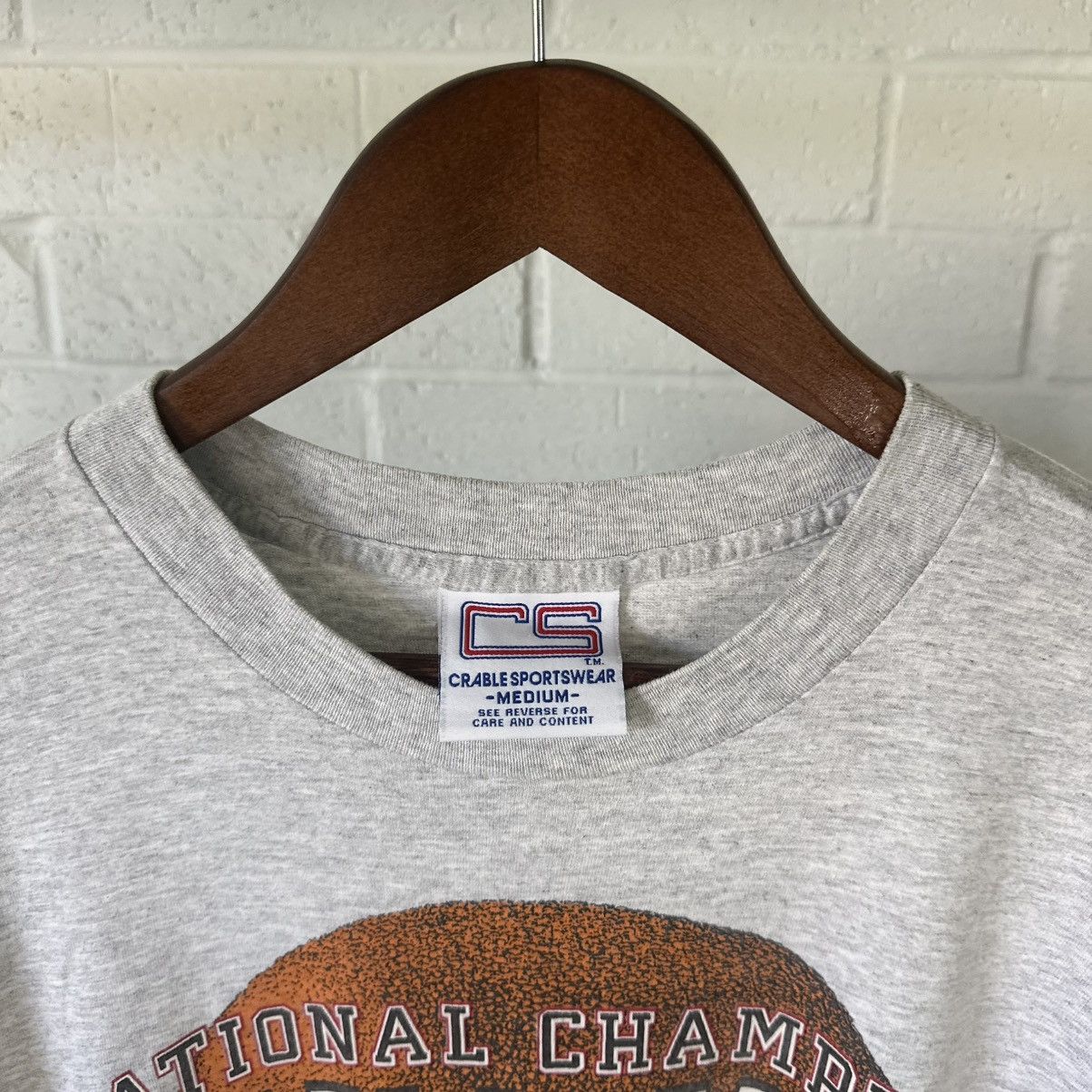 Vintage Arkansas Razorbacks 1994 National Champions T-Shirt Size US M / EU 48-50 / 2 - 3 Thumbnail