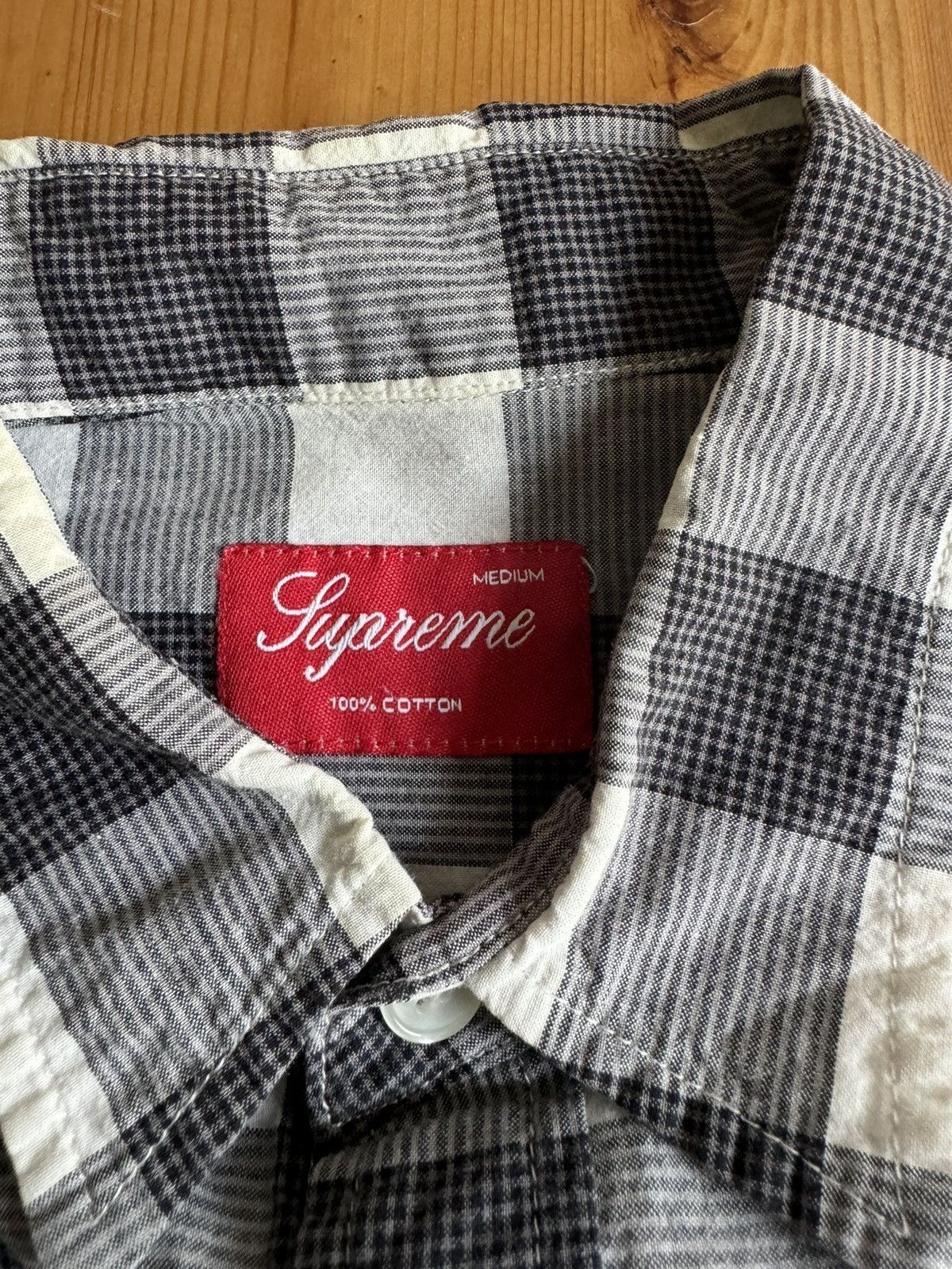 Supreme Supreme Black Plaid Button Up Size US M / EU 48-50 / 2 - 3 Thumbnail