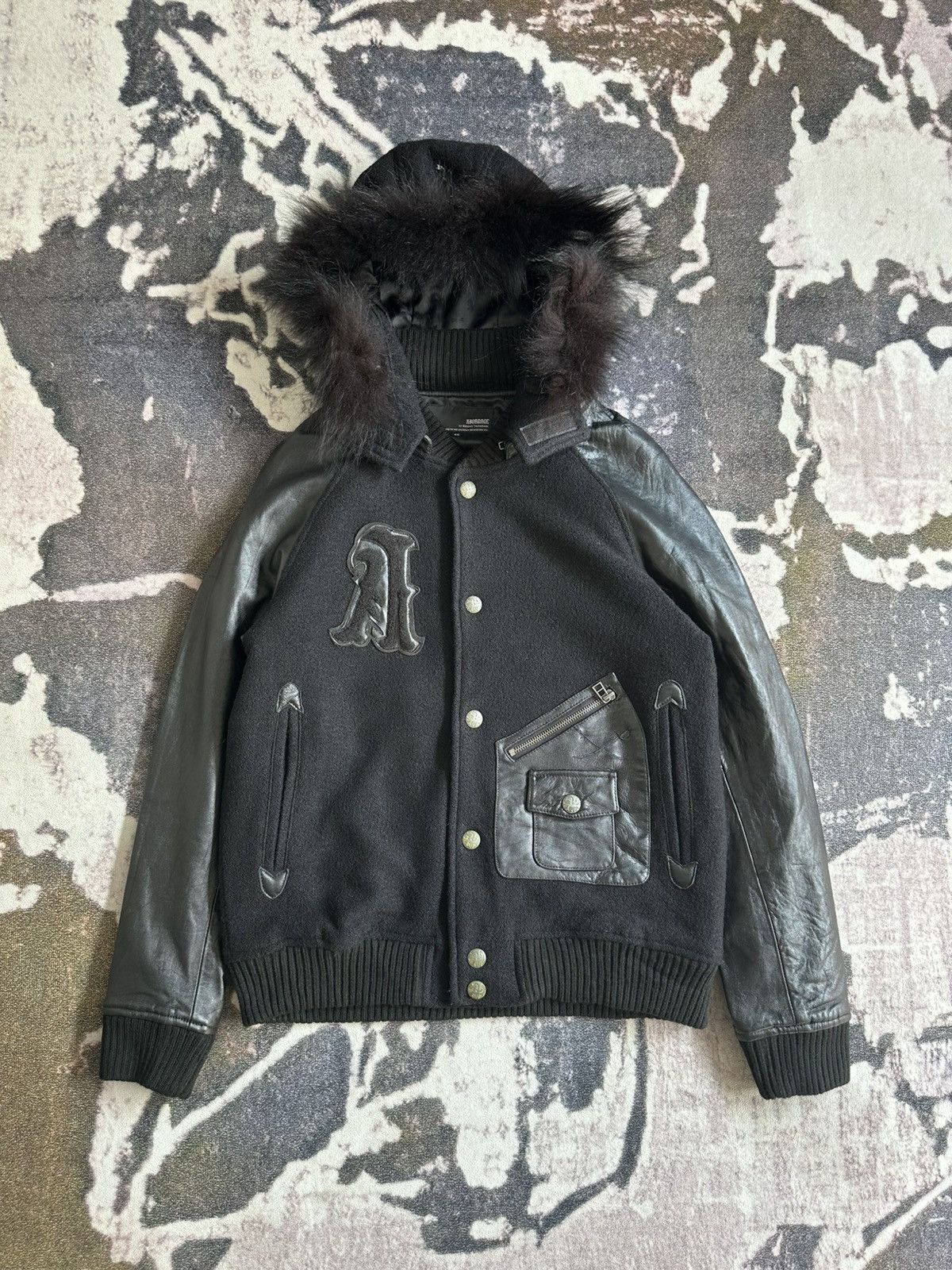 Roen 2013AW - ABORDAGE by Hiromu Takahara stadium leather jacket Size US M / EU 48-50 / 2 - 3 Thumbnail