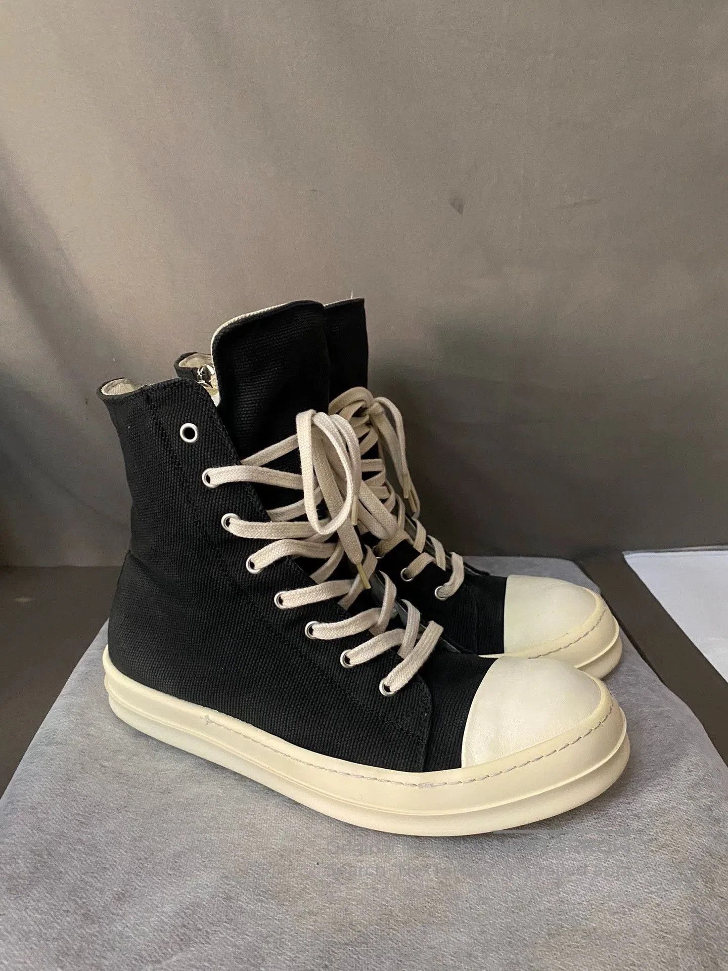 Rick Owens rick owens high-top sneakers size 41.5. Size US 8.5 / EU 41-42 - 3 Thumbnail