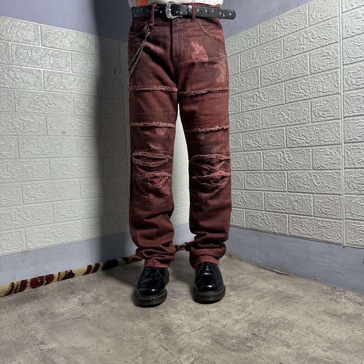 Japanese Brand Semantic Design Destressed Jeans Size US 30 / EU 46 - 5 Thumbnail