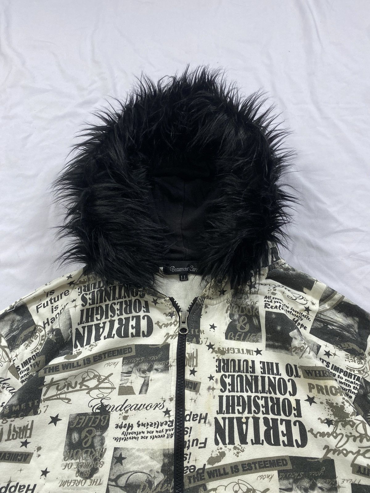 20471120 Japanese beaumon carr zip fur hoodie lgb ifsix style Size US L / EU 52-54 / 3 - 4 Thumbnail
