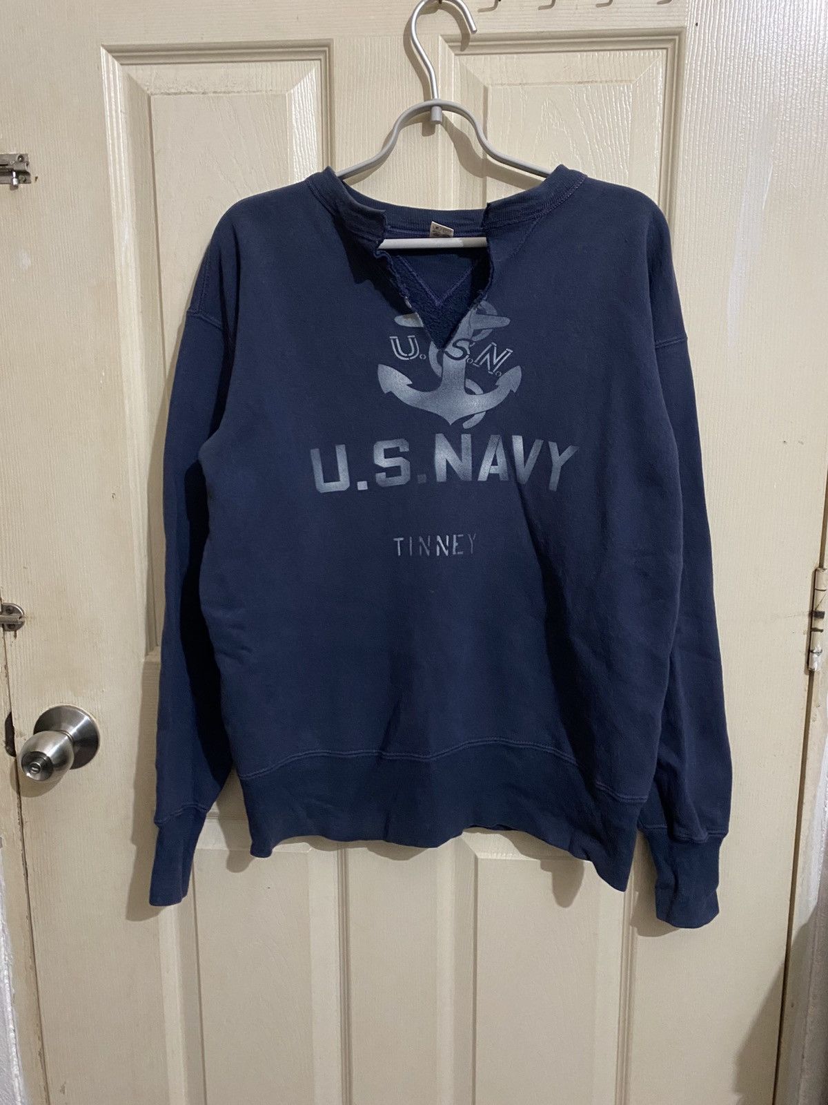 Warehouse & Co. Vintage Warehouse & Co. U.S. Navy Sweatshirt – Navy Blue Size US M / EU 48-50 / 2 - 3 Thumbnail