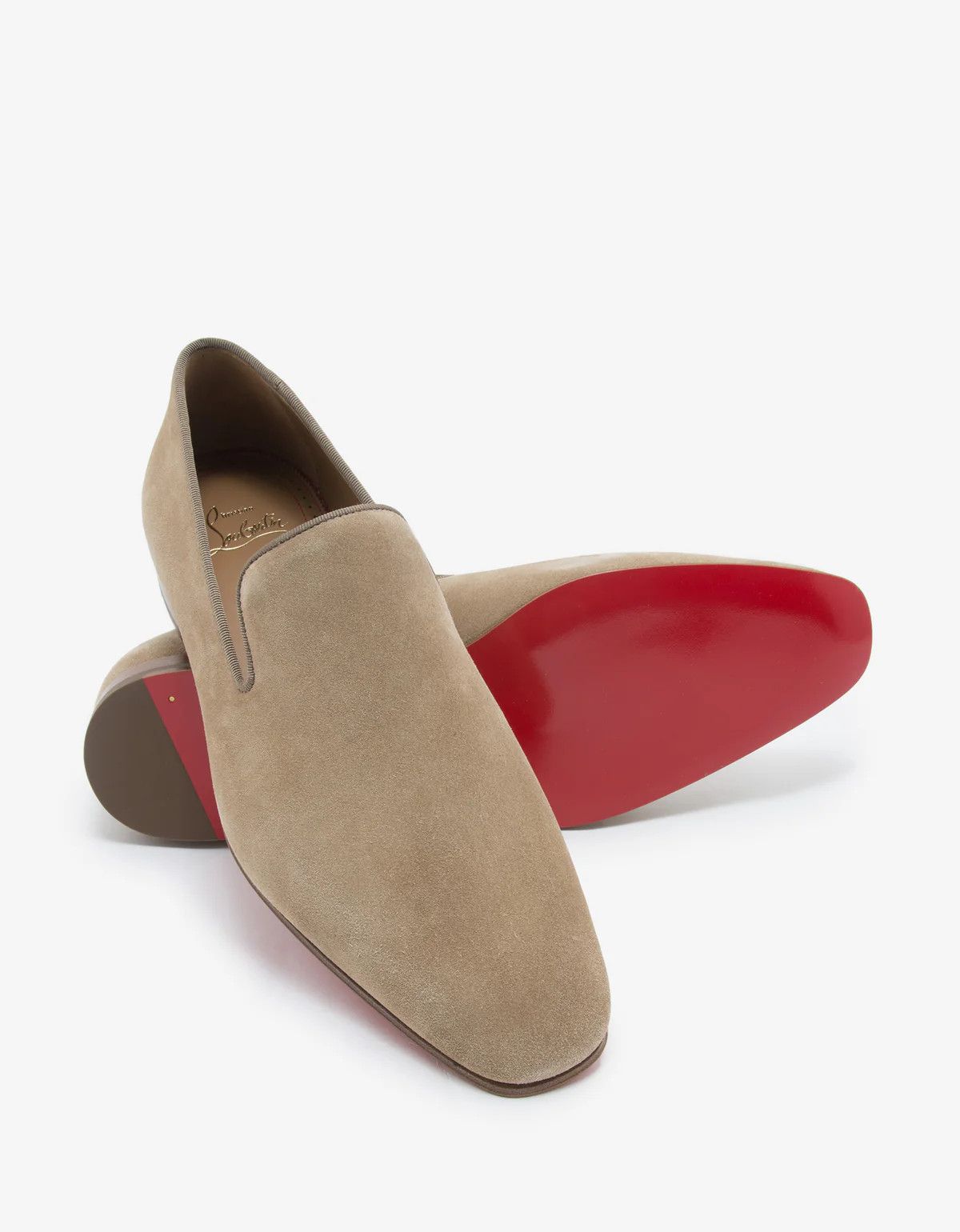 Christian Louboutin o1bcso1str1024 Dandelion Flat in Beige Size US 9 / EU 42 - 6 Thumbnail