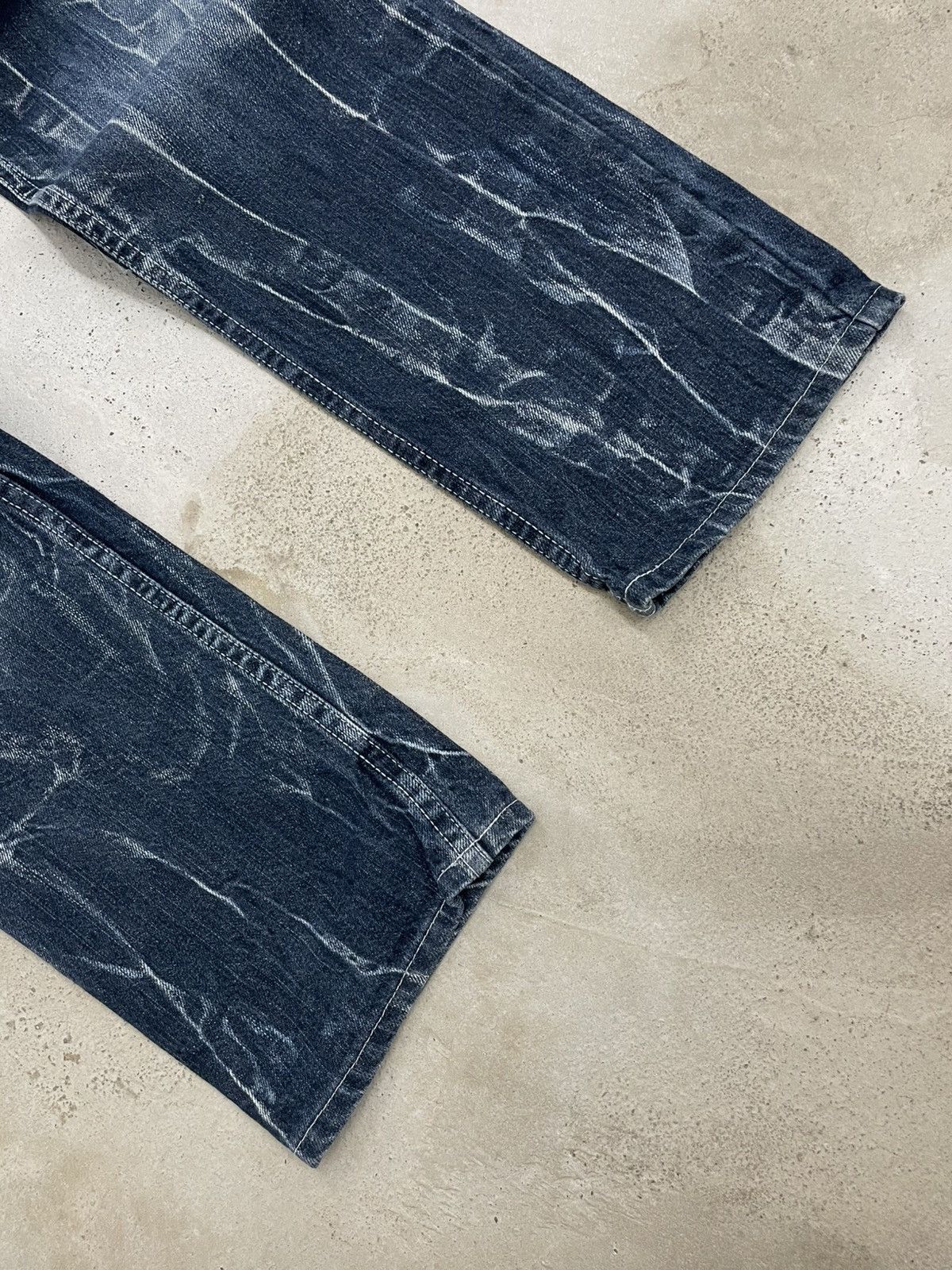 Hysteric Glamour Vintage 90’s Japan Nylaus Clothing Wing Distressed Denim Size US 29 - 4 Thumbnail