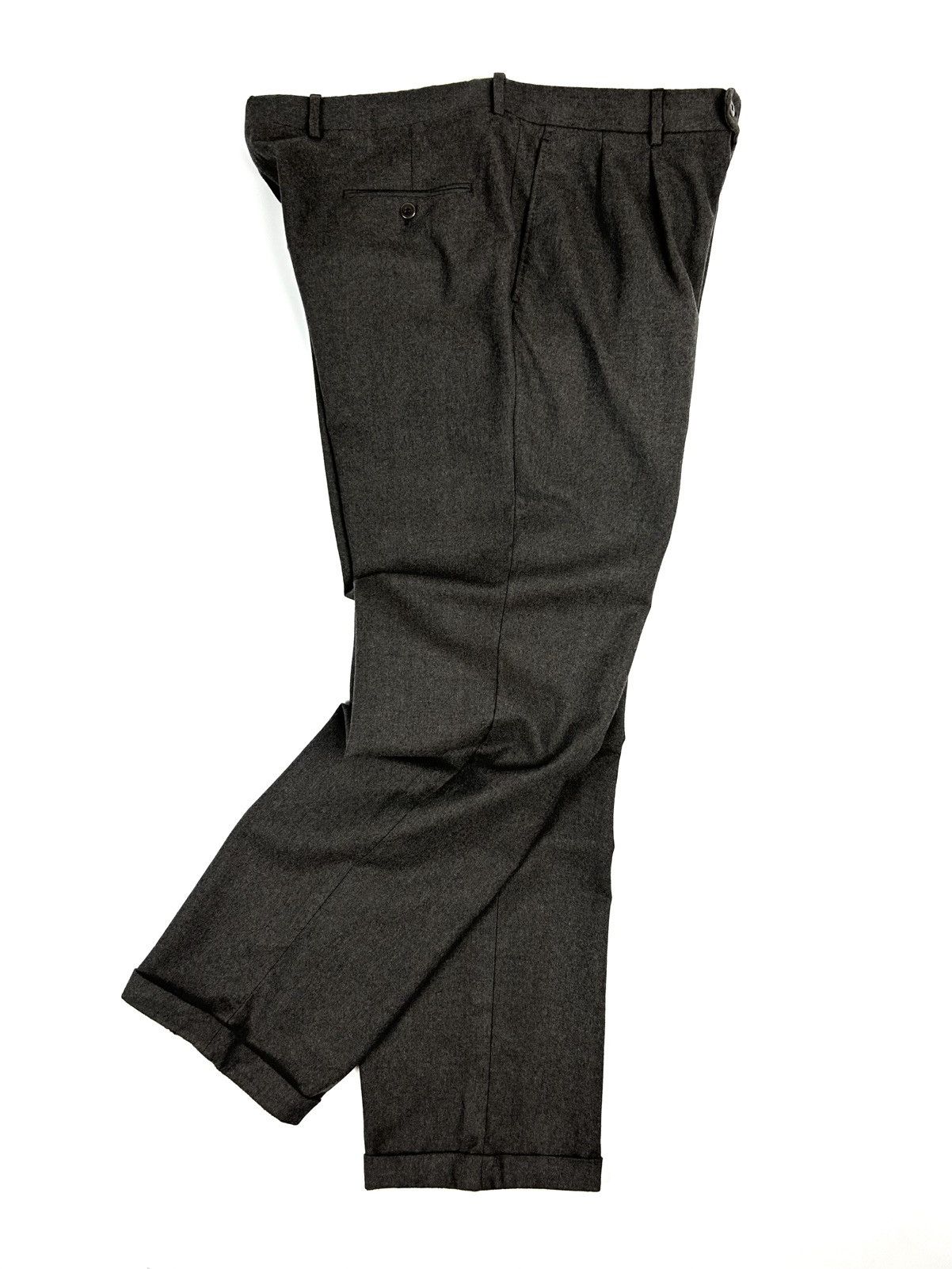 Brioni Archive Brioni Sport Wool Casual Pants Brown Old Money Size US 36 / EU 52 - 2 Thumbnail