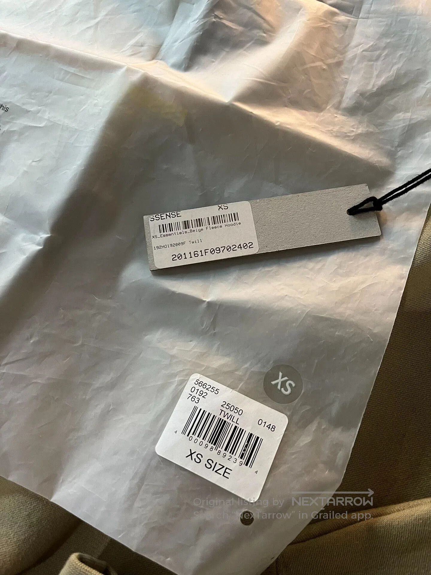 Fear of God FOG Fear of God 19FW Essentials 3M Reflective Hoodie. Size US XS / EU 42 / 0 - 7 Thumbnail