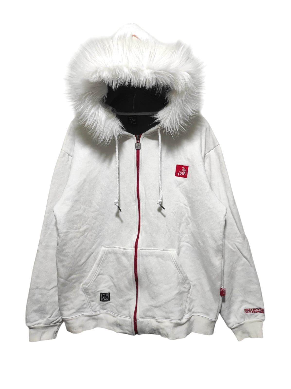 Hysteric Glamour TWN Zipper Fur Hoodie LGB style Size US XL / EU 56 / 4 - 1 Thumbnail