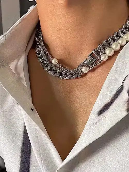 Jewelry × Vintage Streetwear Retro punk necklace Size ONE SIZE - 3 Thumbnail