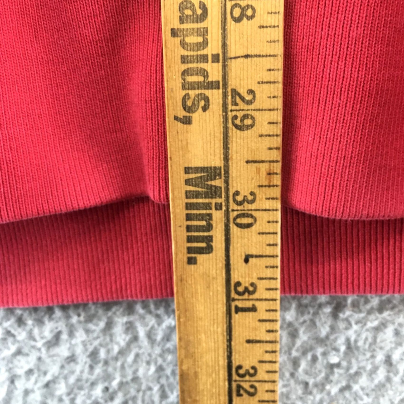 Nautica Nautica Fleece Lined Sweater Mens Large Red Cotton Blend Long Sleeve Pullover Size US L / EU 52-54 / 3 - 5 Thumbnail