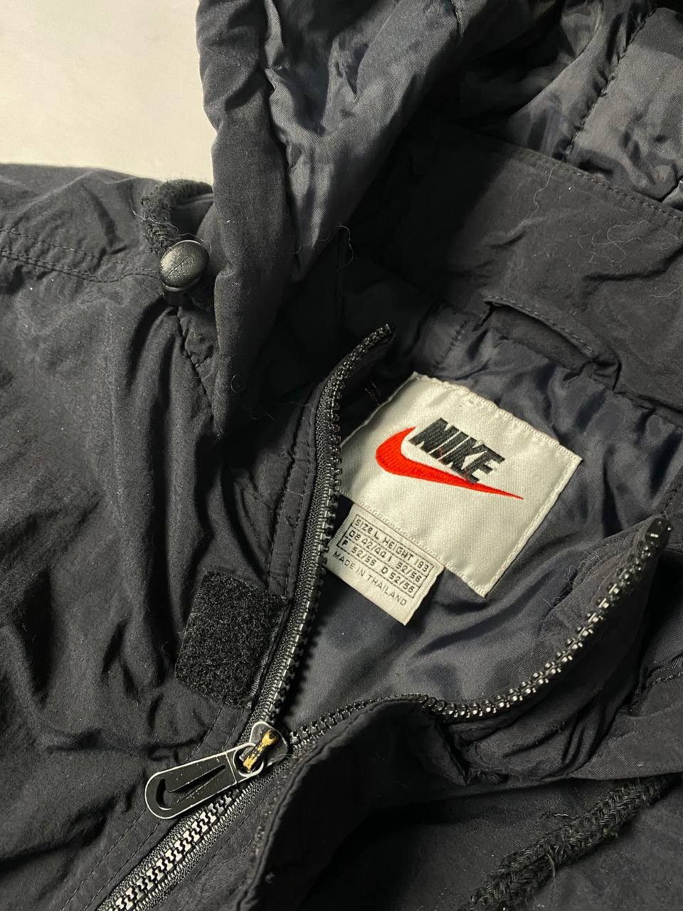 Nike × Vintage Nike 90s Vintage Swoosh light jacket Size US L / EU 52-54 / 3 - 3 Thumbnail