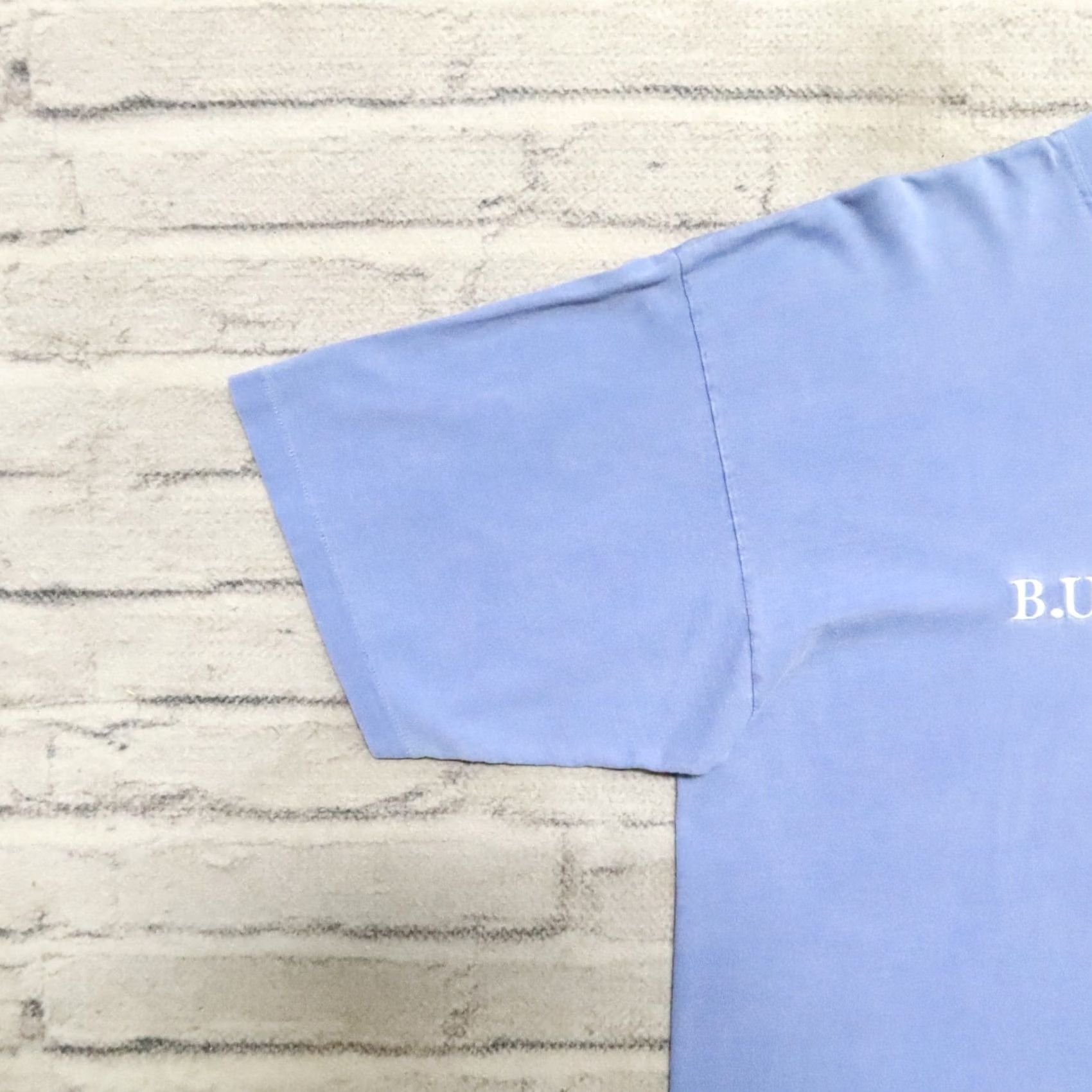 Vintage VINTAGE BUM Equipment Distressed Shirt Mens L Blue 90s Tshirt Size US L / EU 52-54 / 3 - 4 Thumbnail