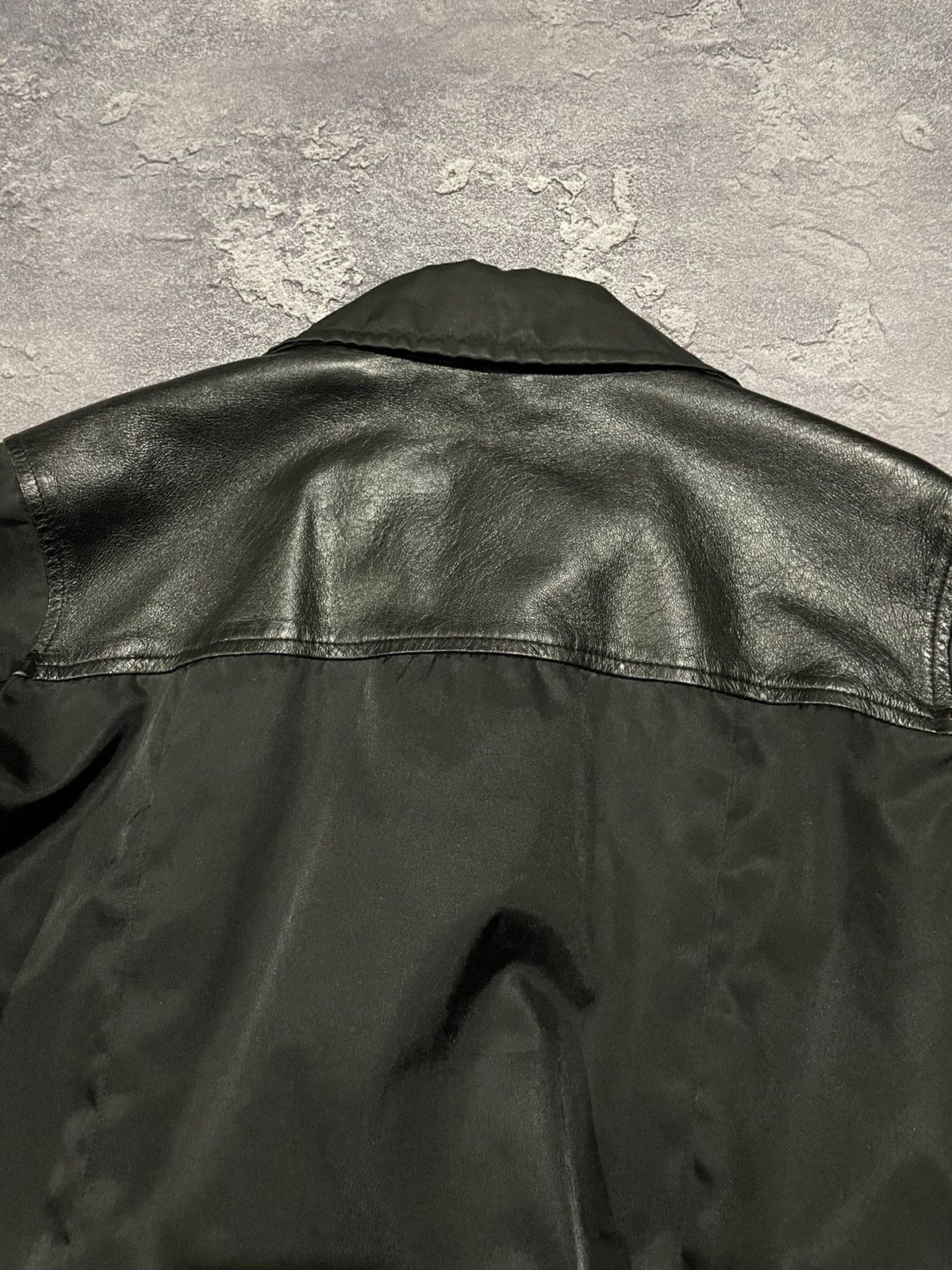 Burberry × Burberry Prorsum Vintage 90s Thomas Burberry Luxury Jacket Leather Rare Size US S / EU 44-46 / 1 - 6 Thumbnail