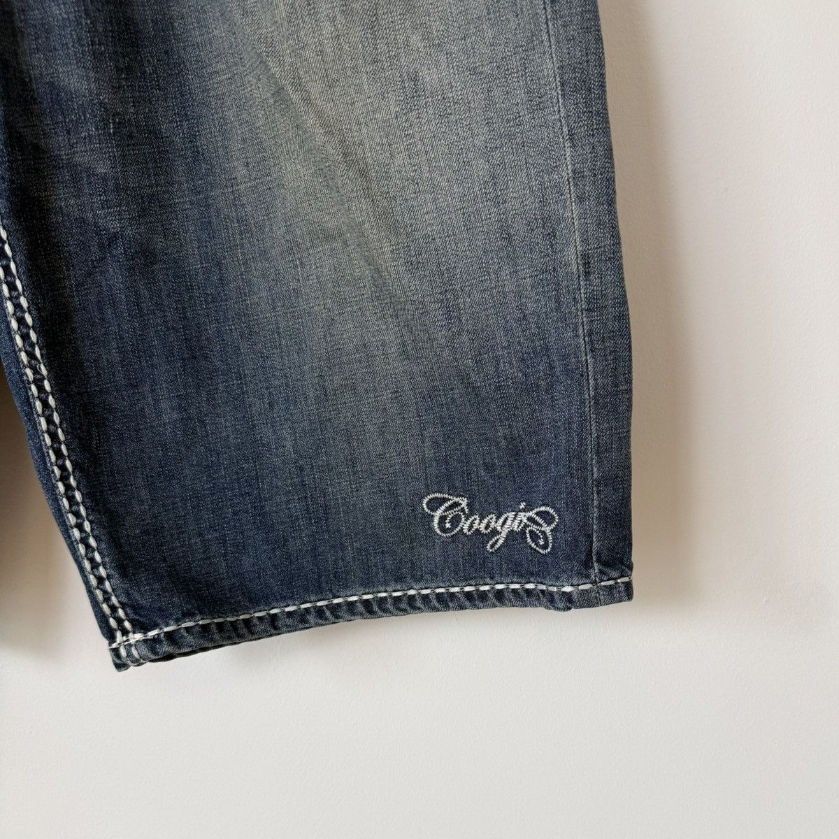 Coogi Vtg 2000s Coogi Faded Contrast Stitch Baggy Jorts ERD Grunge Size US 36 / EU 52 - 7 Thumbnail