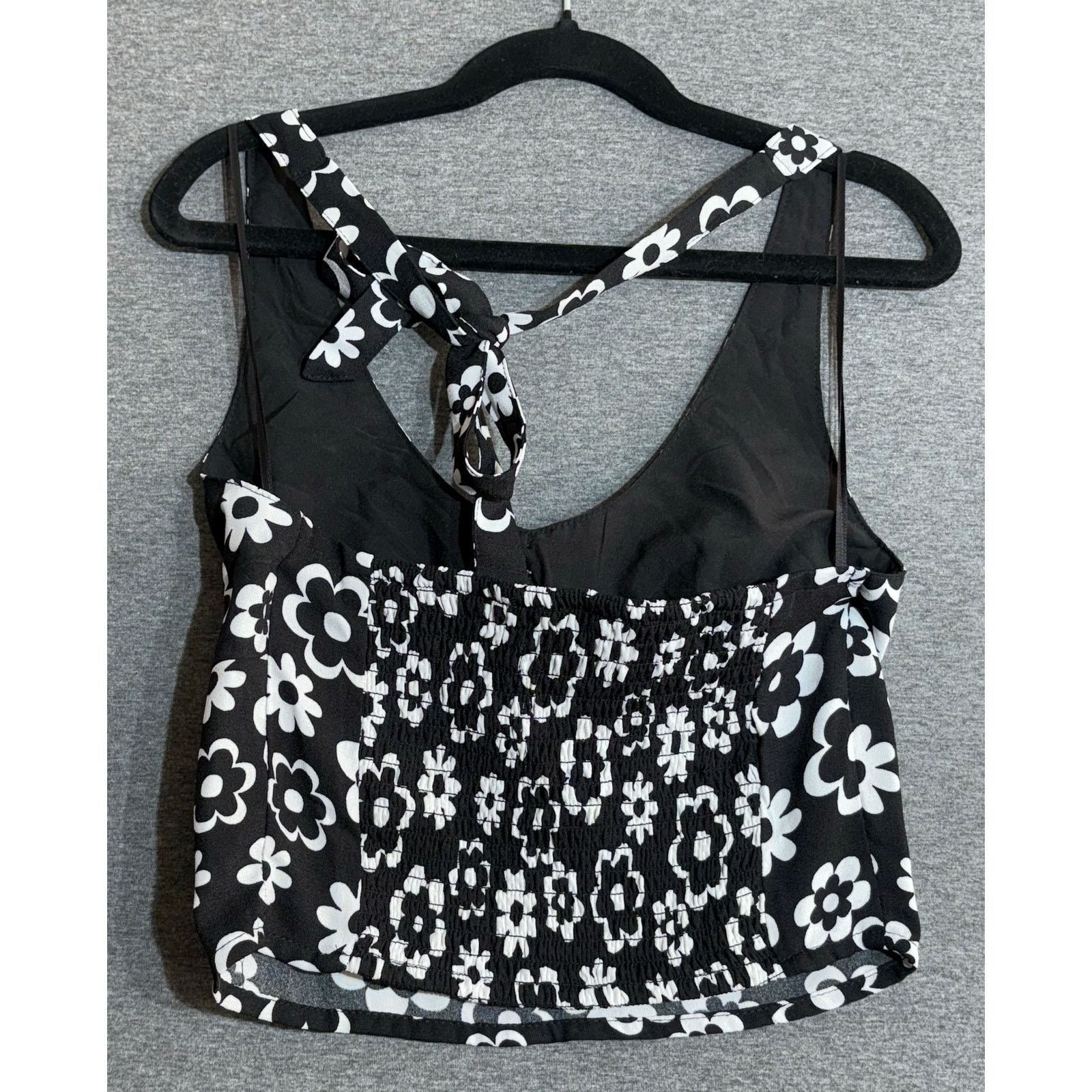 Hollister Hollister | Elastic Smocked Halter Floral Crop Top | XS Size XS / US 0-2 / IT 36-38 - 2 Thumbnail