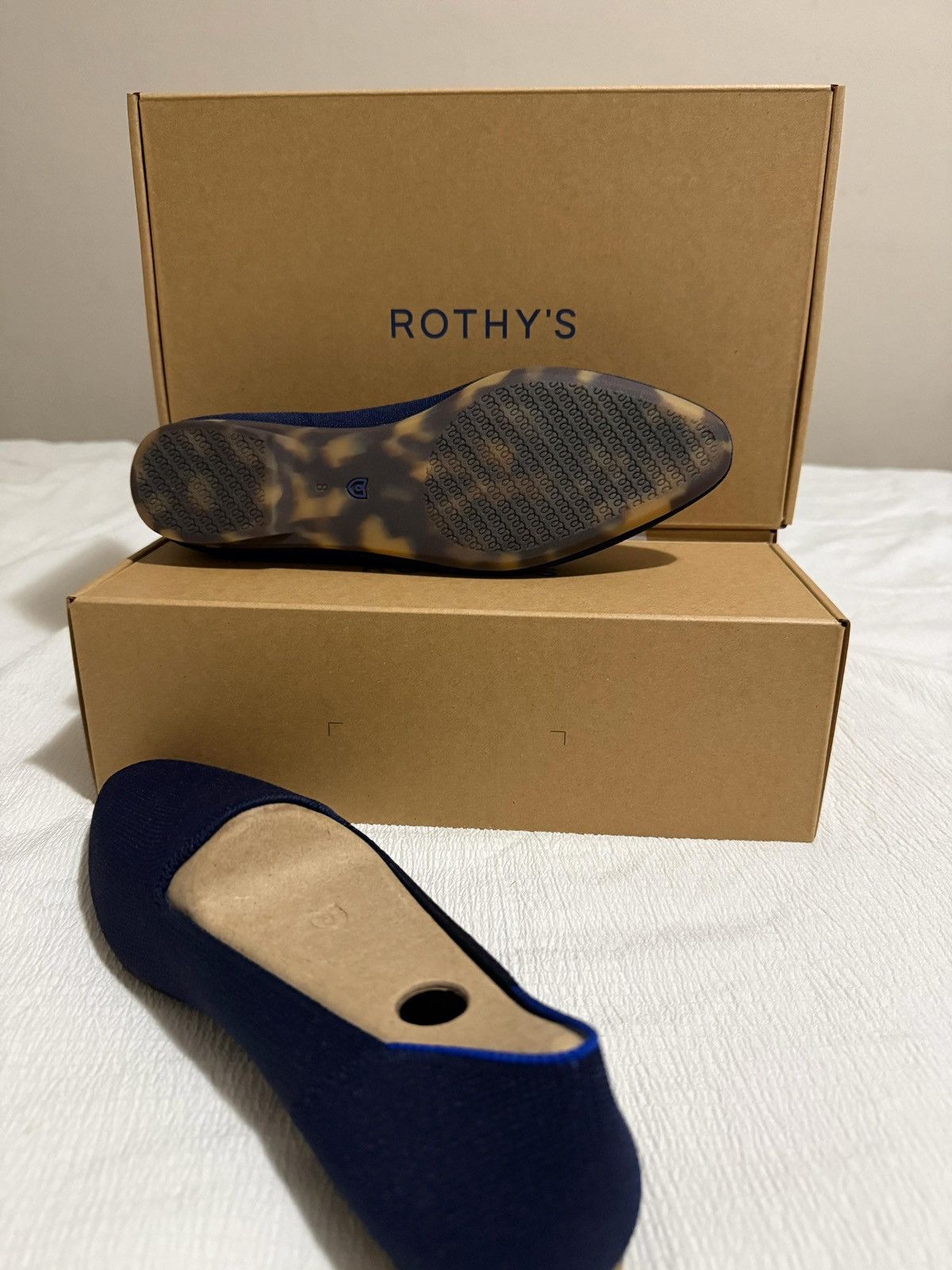 Rothy's The Almond Loafer in Deep Navy Size US 8 / IT 38 - 2 Thumbnail